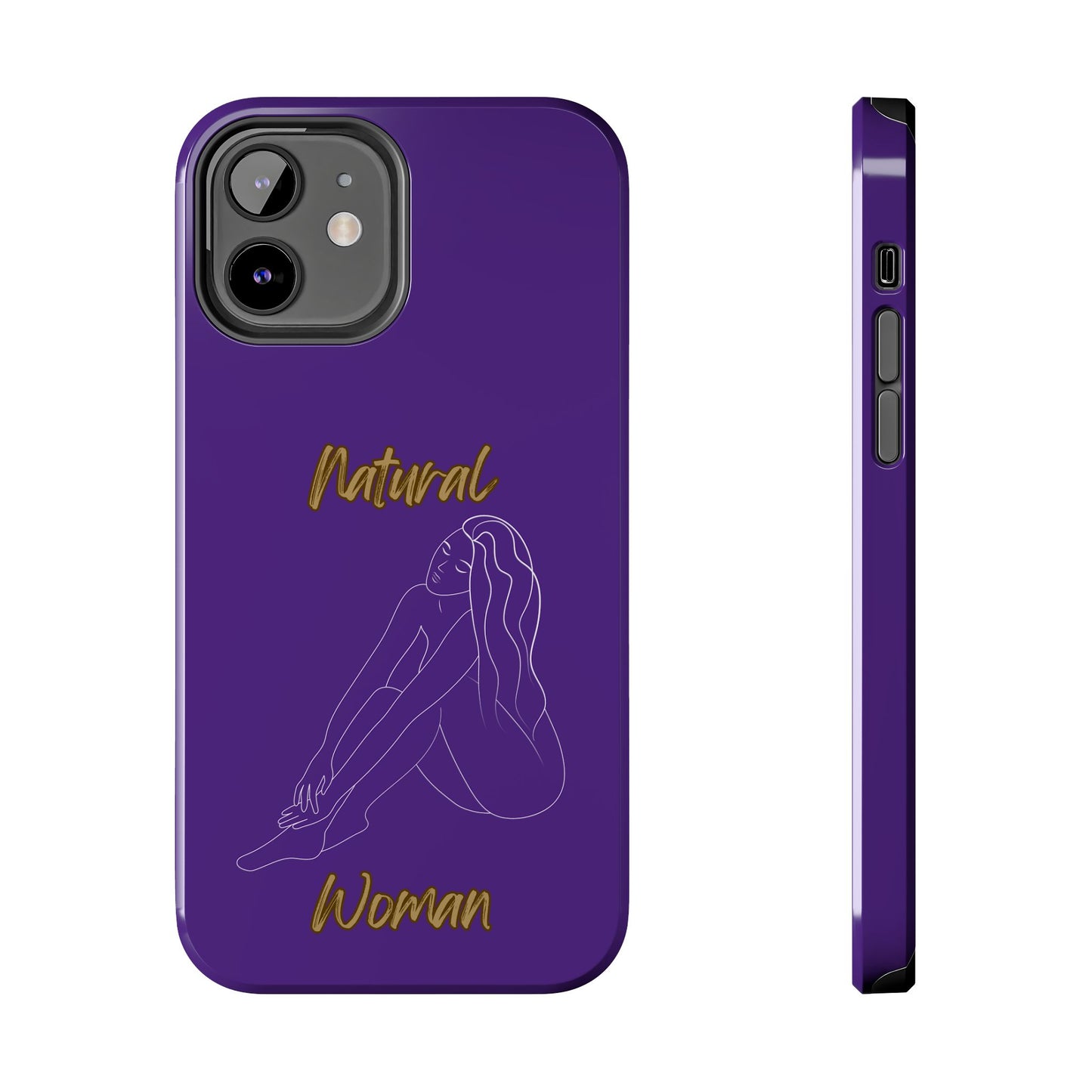 Natural Woman Beauty (WL) Tough Phone Cases PURPLE