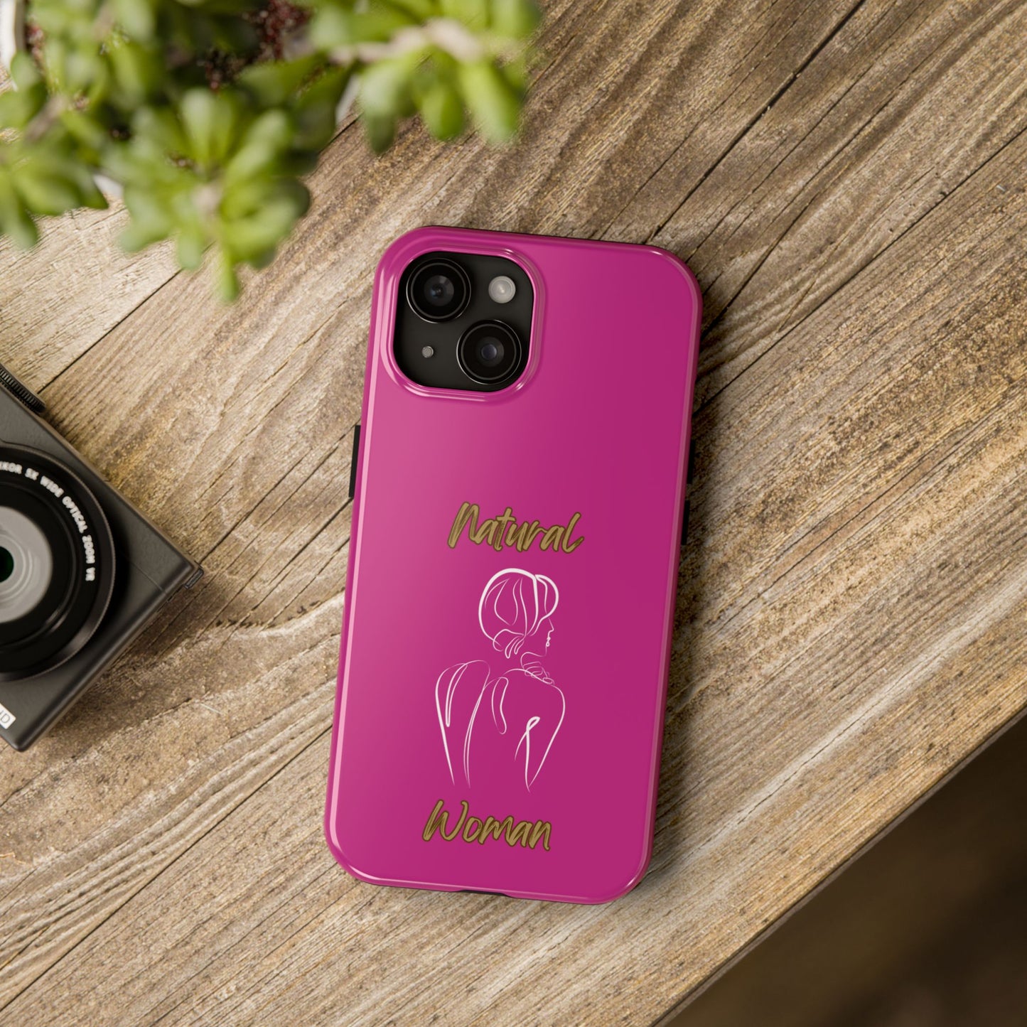 Natural Woman Back (WL)Tough Phone Cases PINK