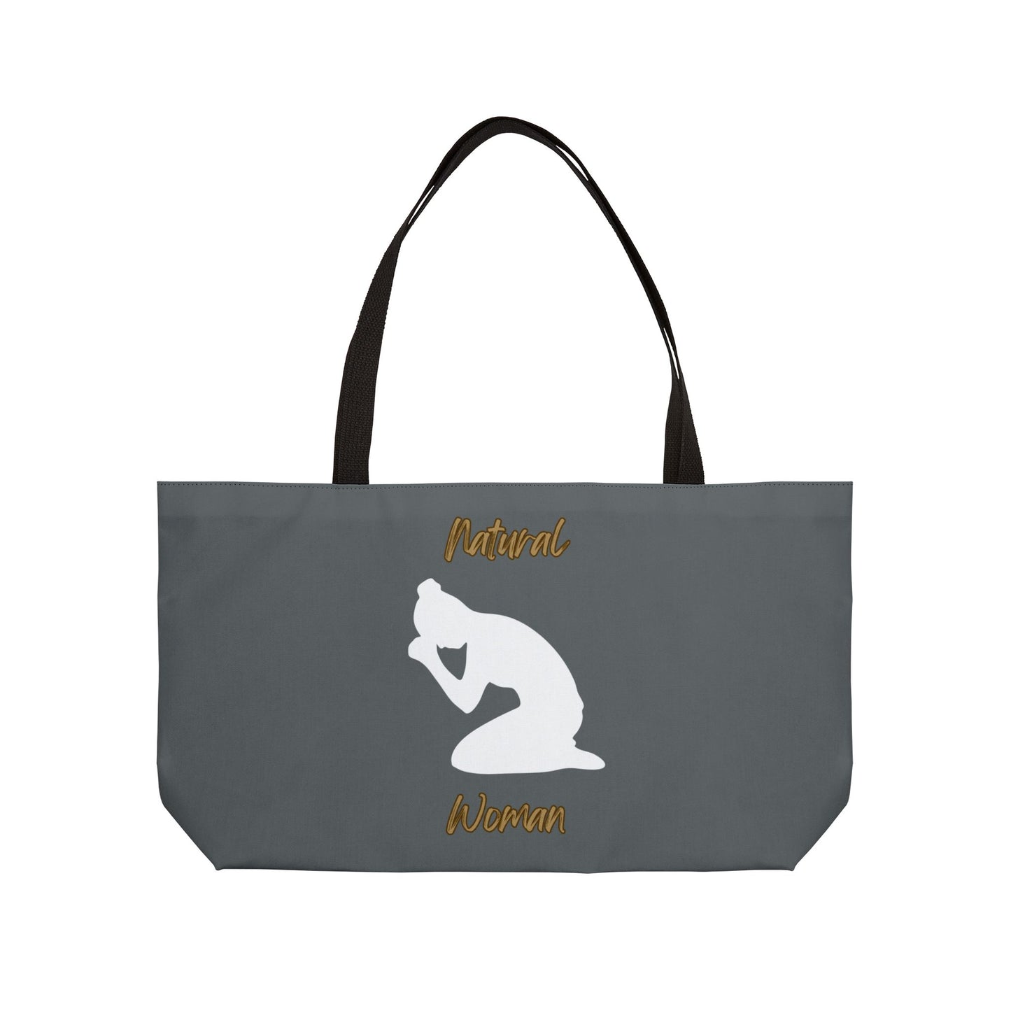 Natural Woman Pray (WL) Weekender Tote Bag DARK GREY