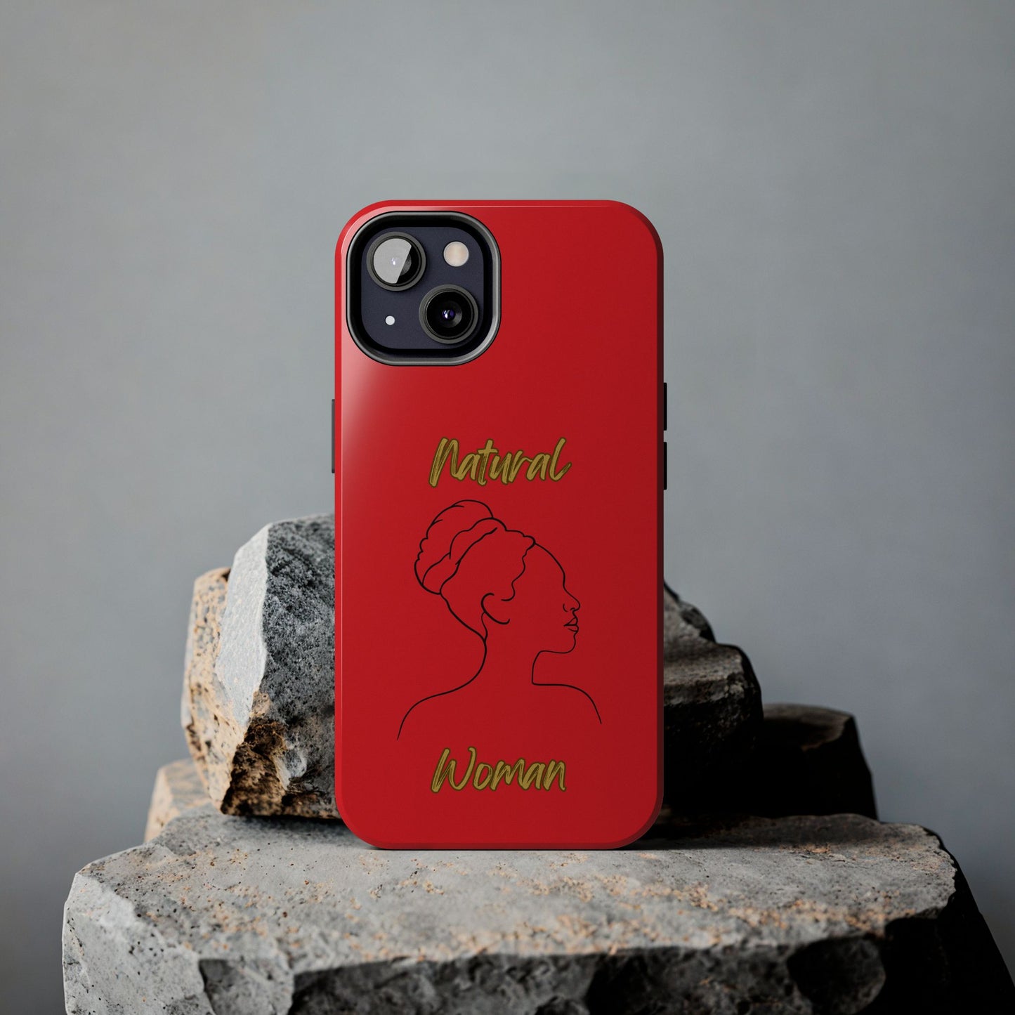 Natural Woman Mixed (BL)Tough Phone Cases RED
