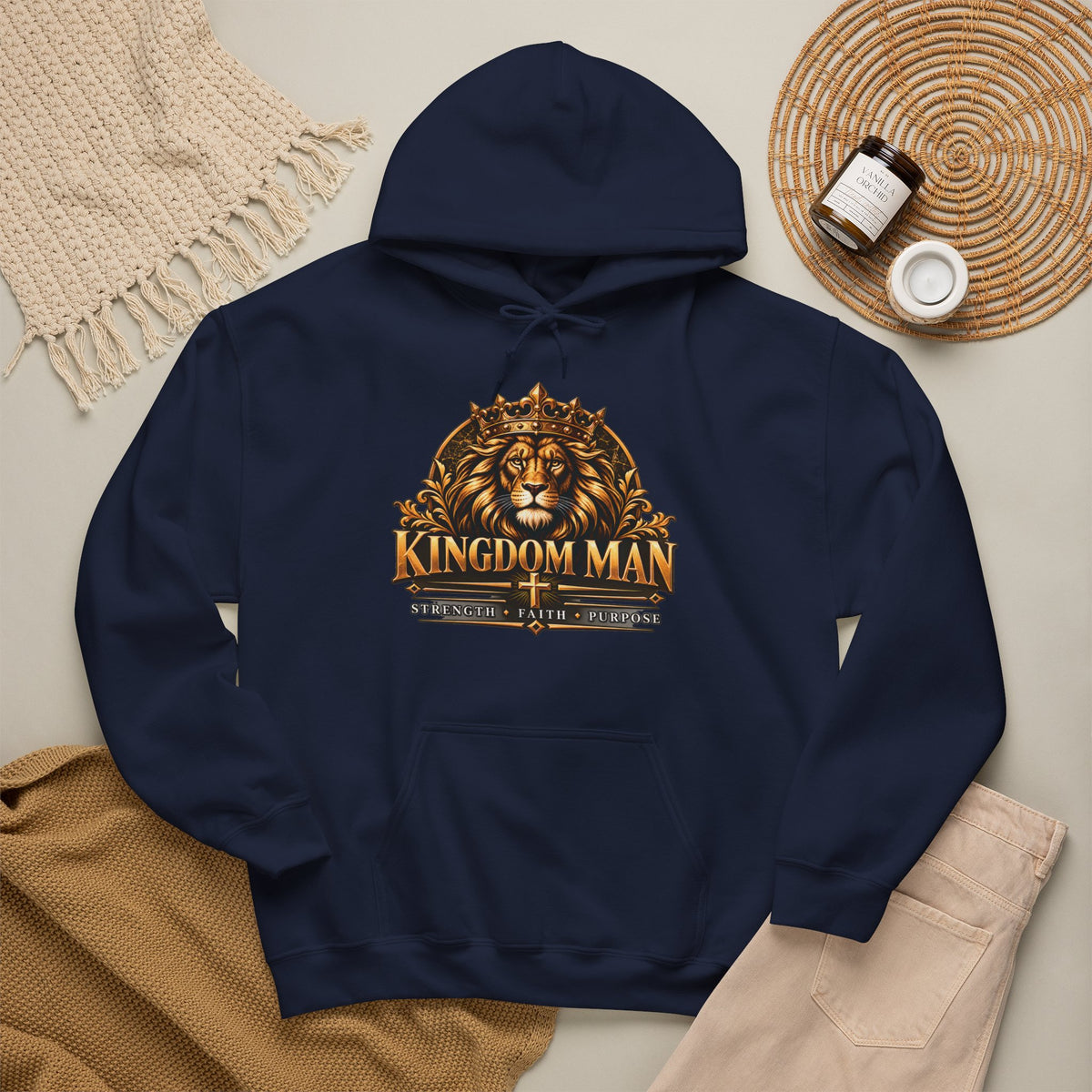 Kingdom Man Crowned Lion Hoodie