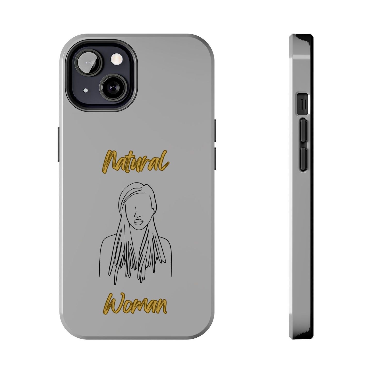 Natural Woman Content (BL)Tough Phone Cases LIGHT GREY