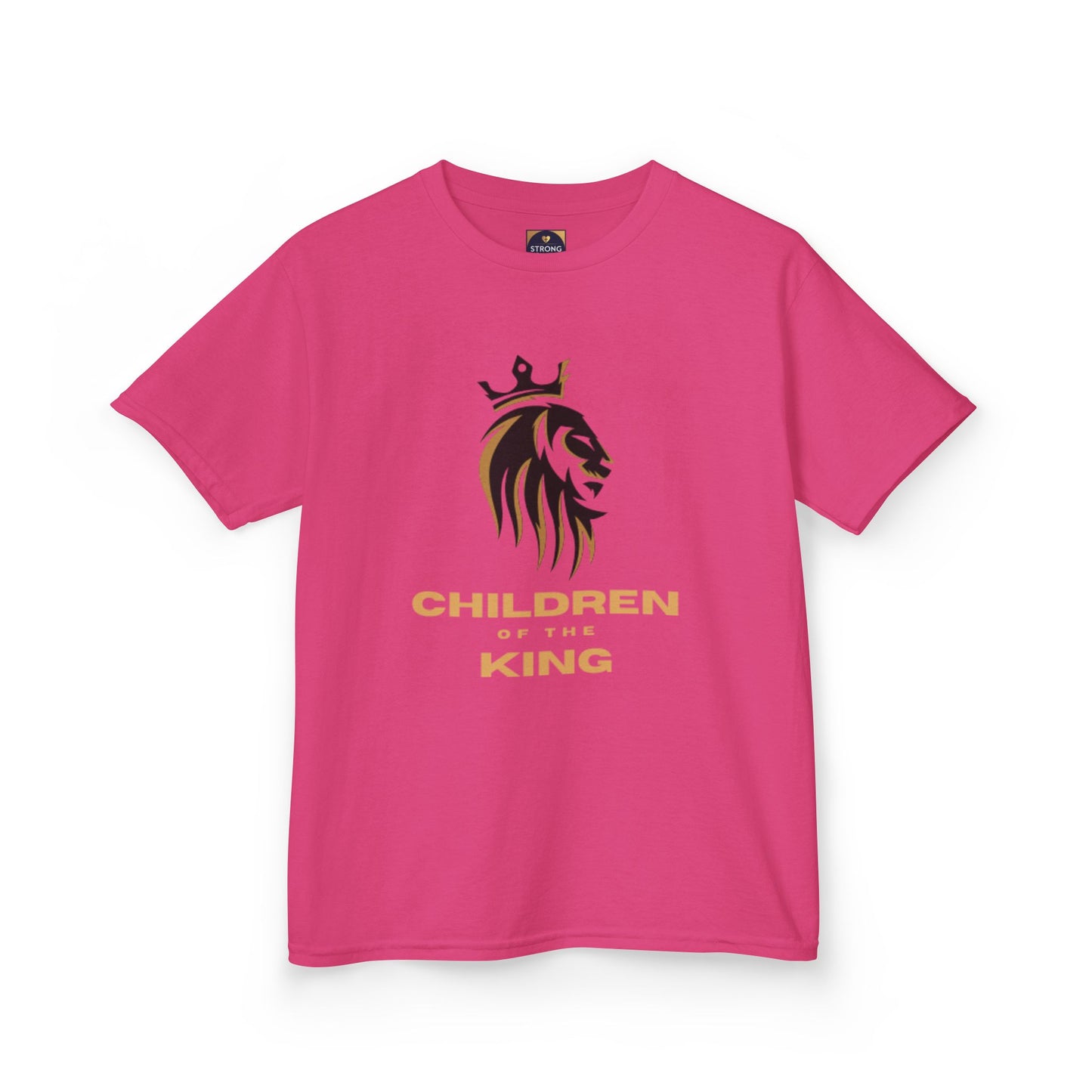 Children of the King Inspirational Kids Cotton T-Shirt (BL)
