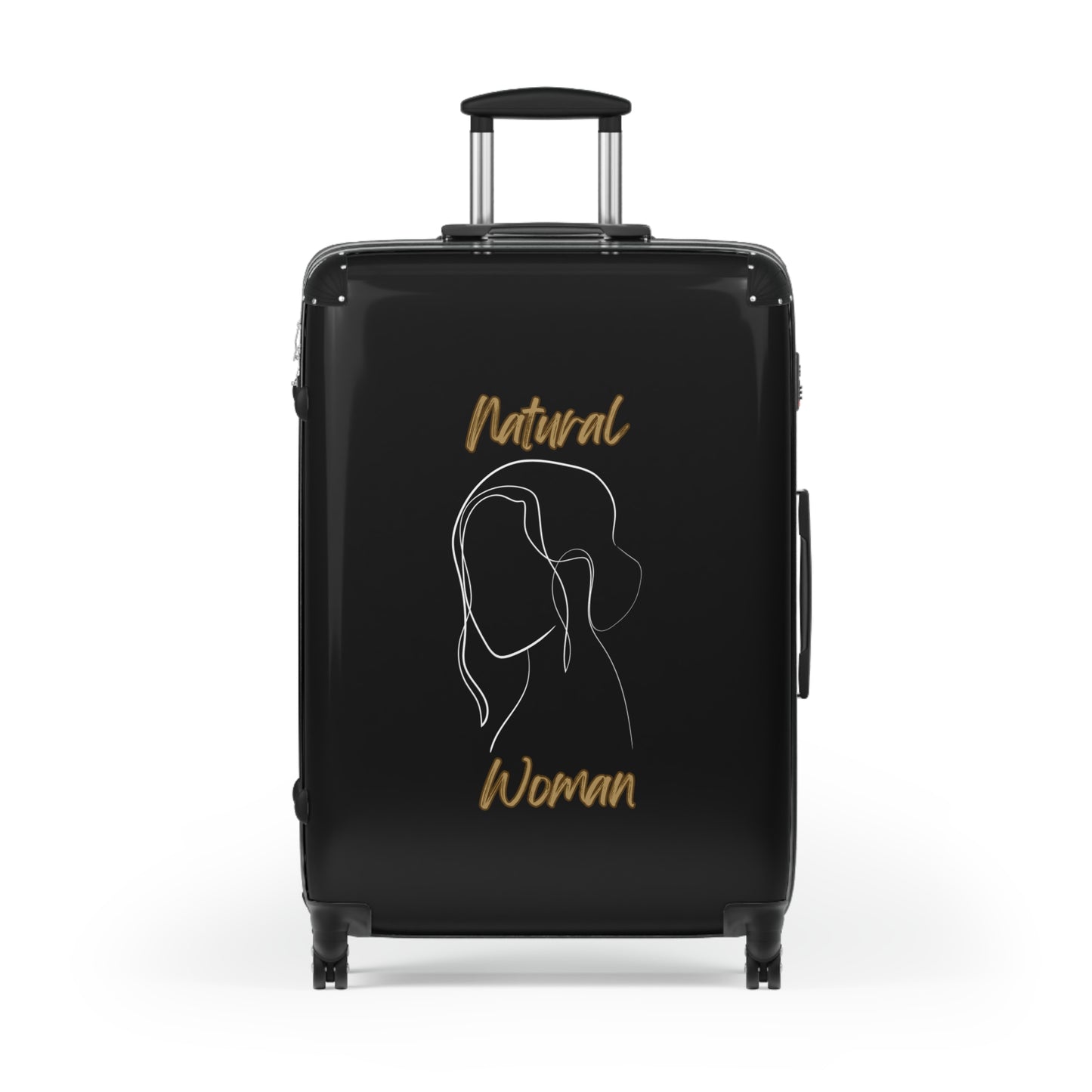Natural Woman Hanging Hair (WL) Suitcase BLACK
