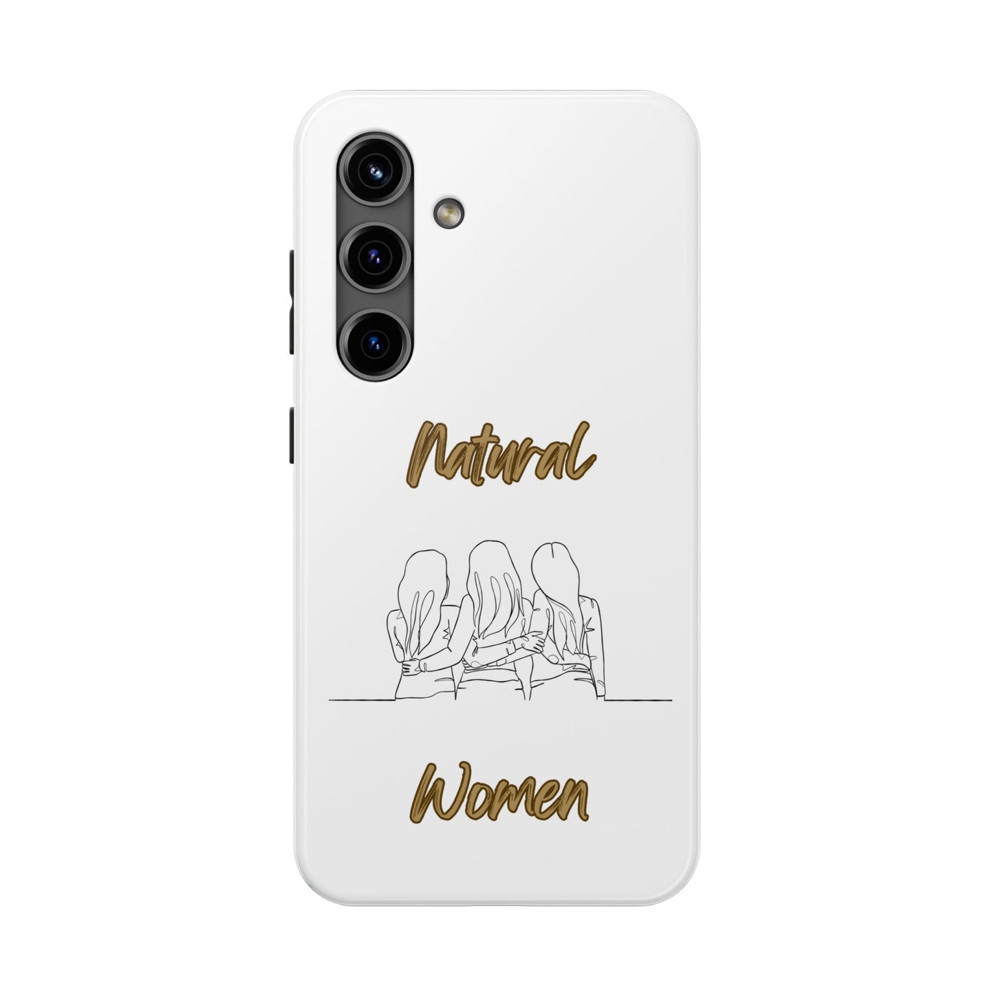 Natural Woman Loving Friends (BL)Tough Phone Cases WHITE