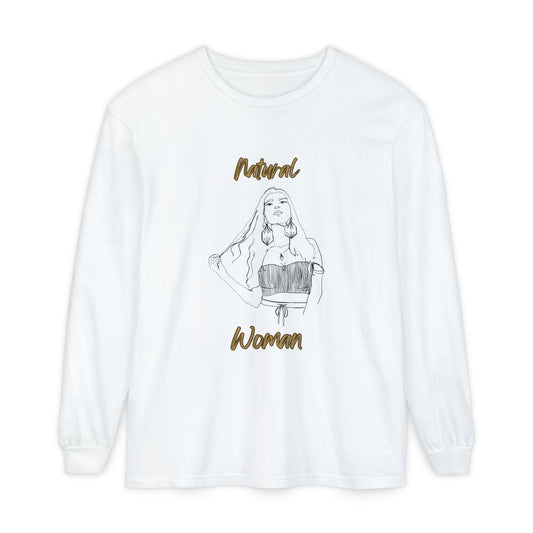 Natural Woman Thinking (BL) Long Sleeve T-Shirt