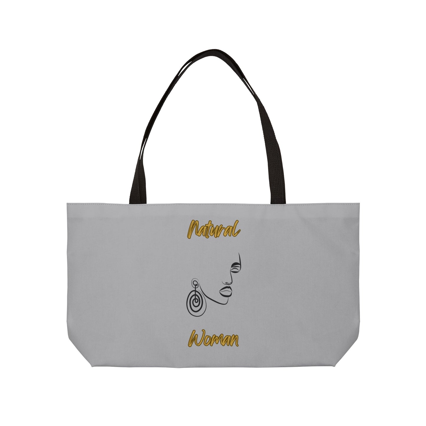 Natural Woman Music In My Soul (BL) Weekender Tote Bag LIGHT GREY