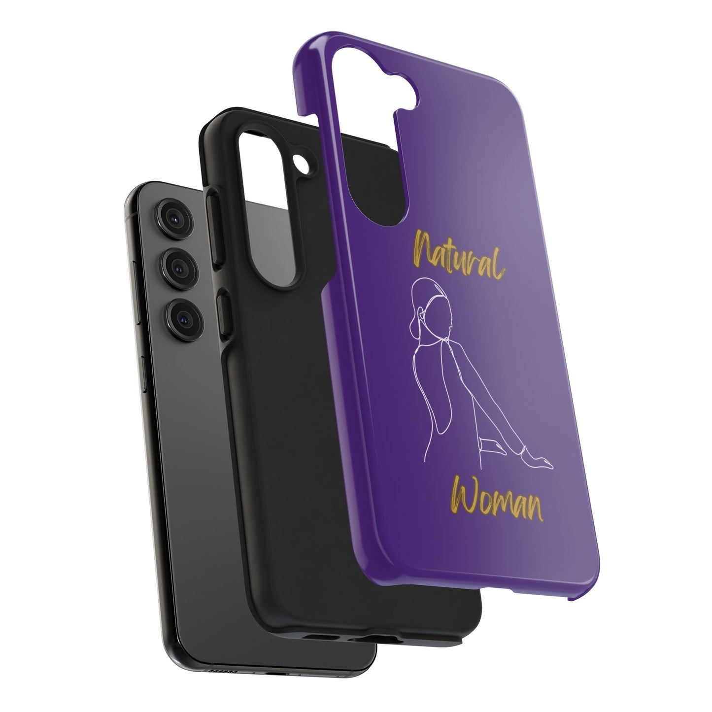 Natural Woman Hands Free (WL)Tough Phone Cases PURPLE