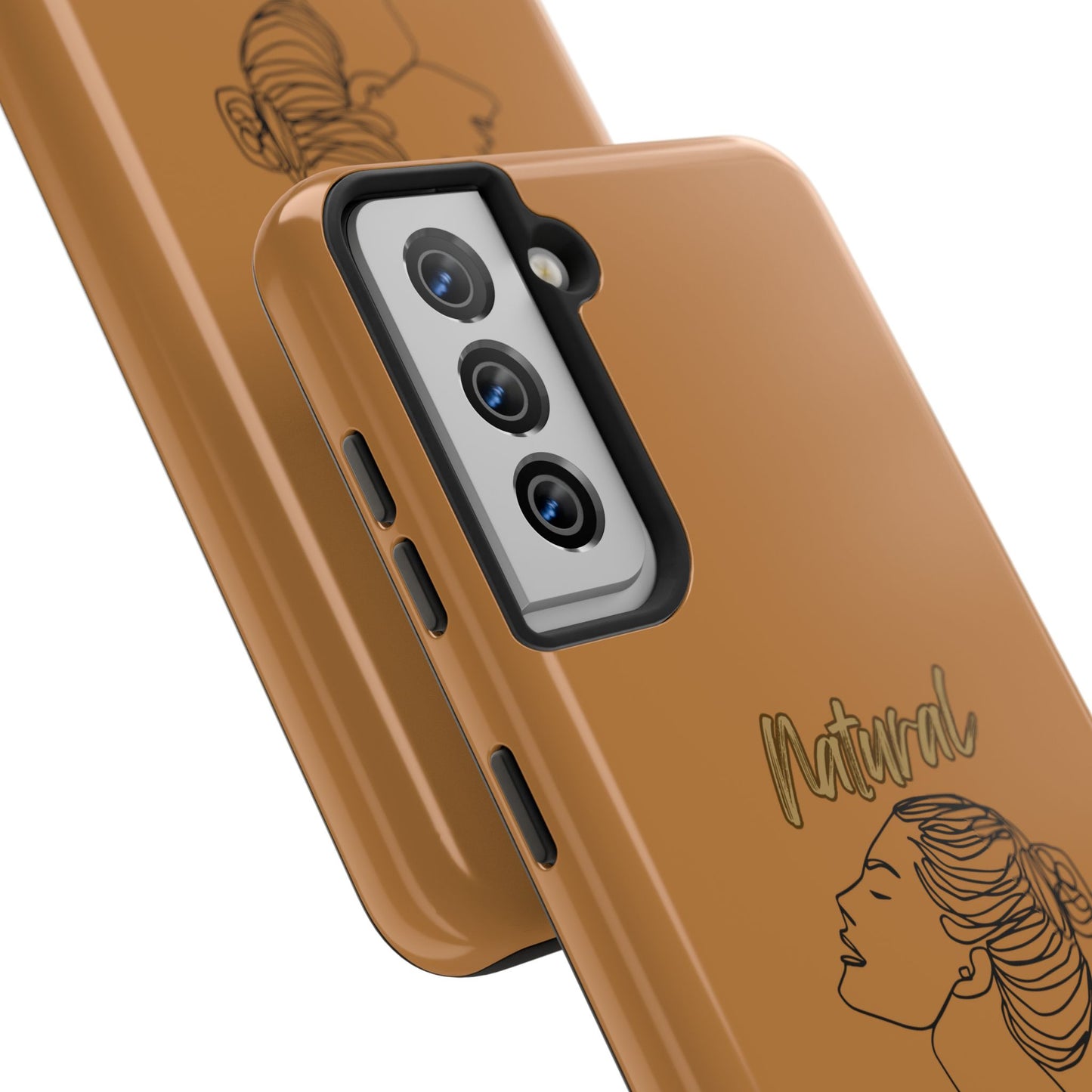 Natural Woman Wet Bun (BL) Tough Phone Cases LIGHT BROWN
