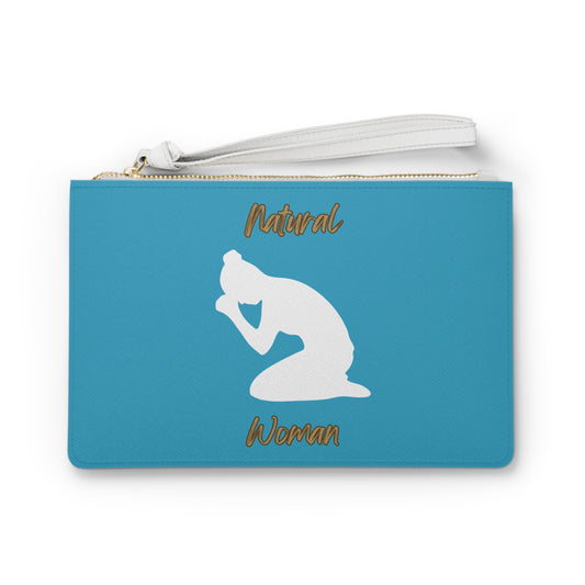 Natural Woman Pray (WL) Clutch Bag TURQUOISE