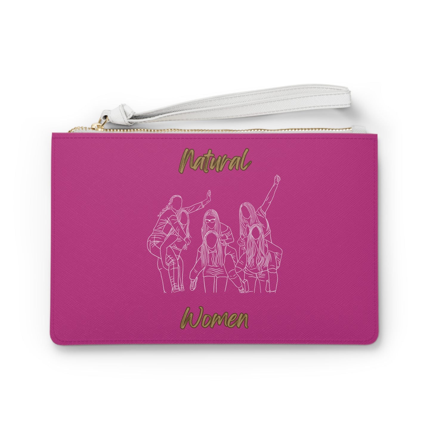 Natural Woman Piggy Back (WL) Clutch Bag PINK