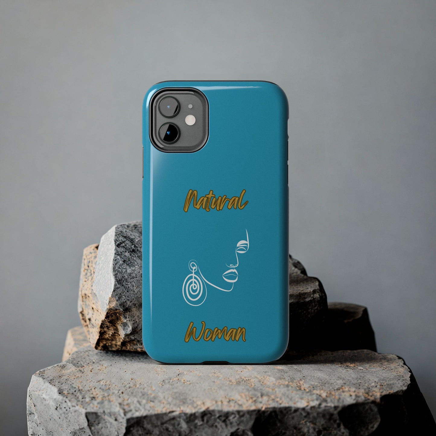Natural Woman Music In My Soul (WL)Tough Phone Cases TURQUOISE