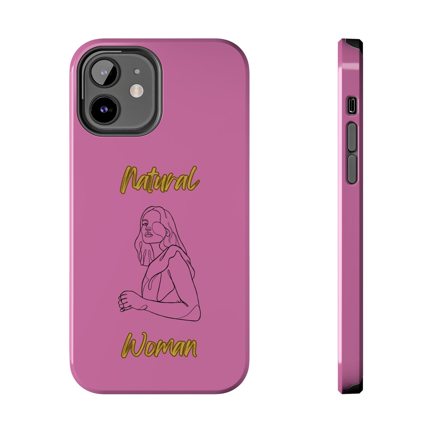 Natural Woman Care Free (BL)Tough Phone Cases LIGHT PINK