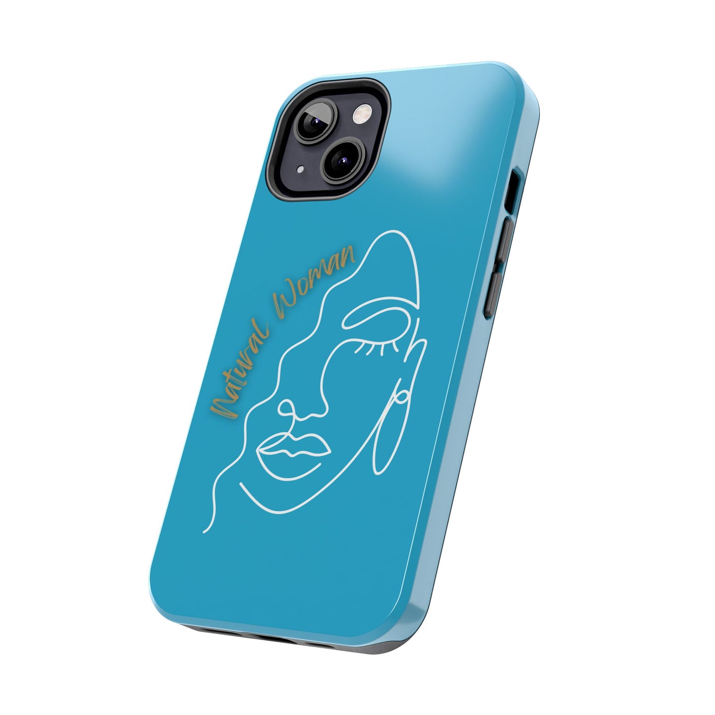 Natural Woman Half Face (WL)Tough Phone Case TURQUOISE