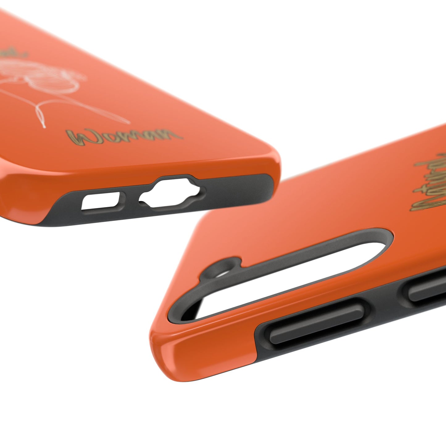 Natural Woman Wet Bun (WL) Tough Phone Cases ORANGE