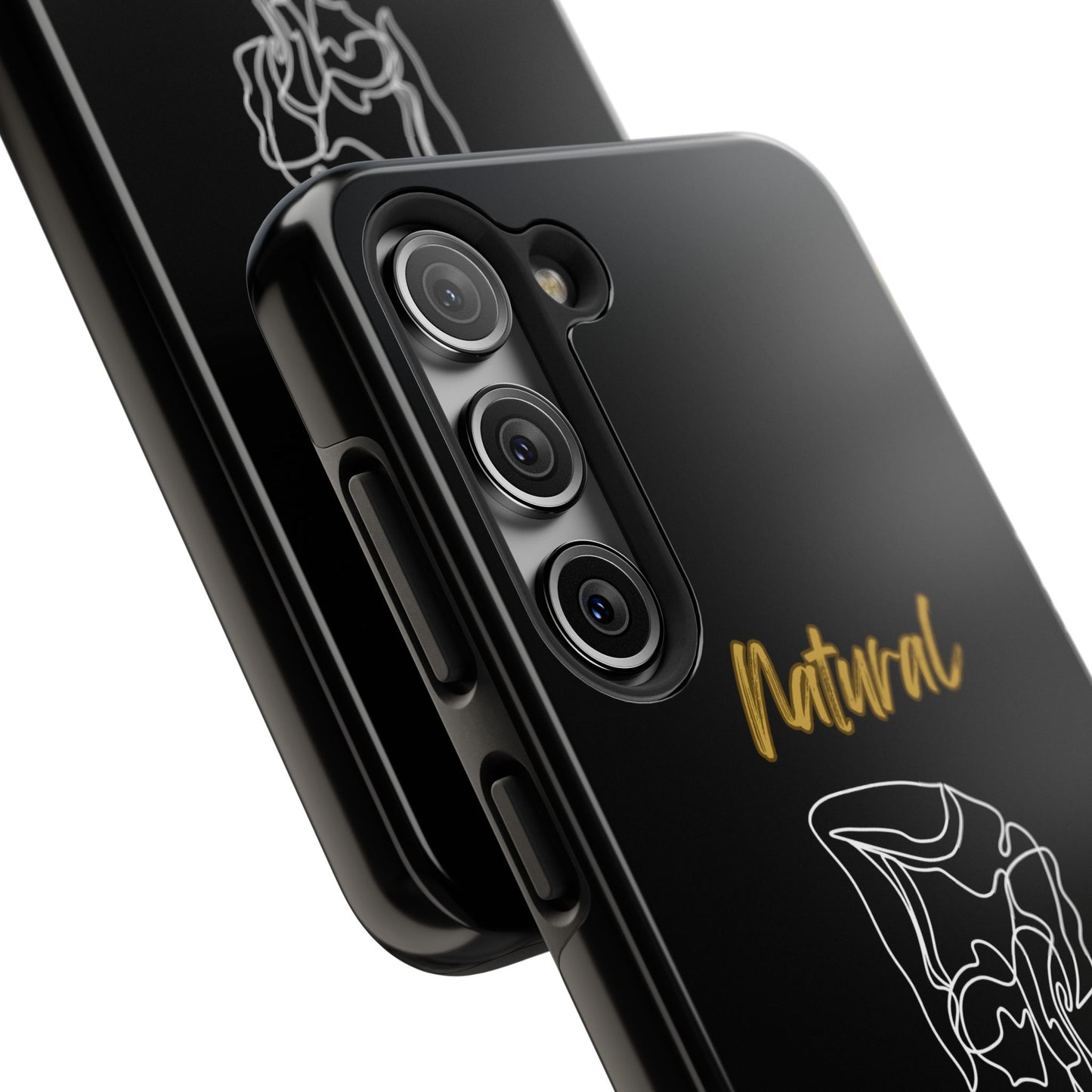 Natural Woman Flexible (WL)Tough Phone Cases BLACK