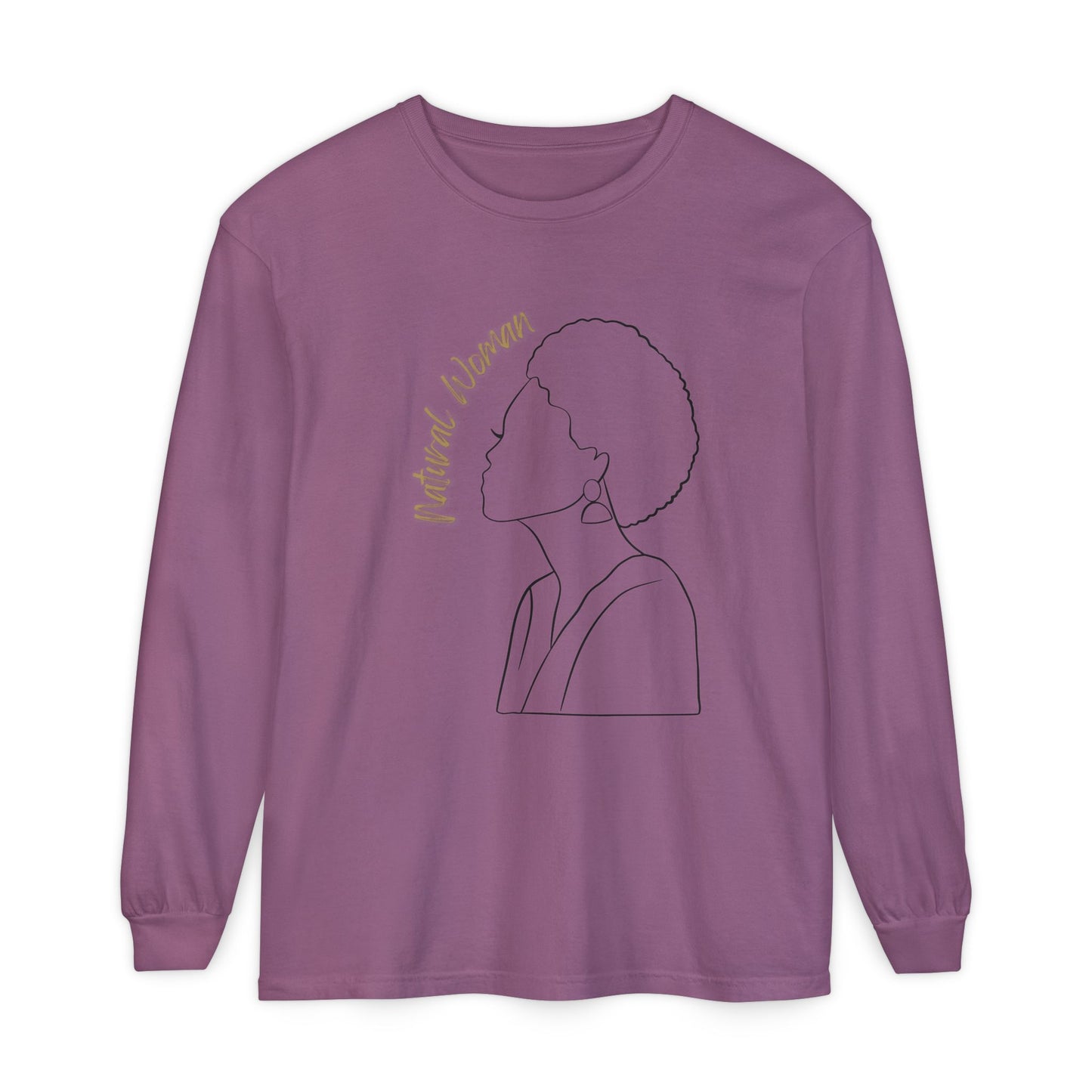 Natural Woman Sm Fro (BL) Long Sleeve T-Shirt