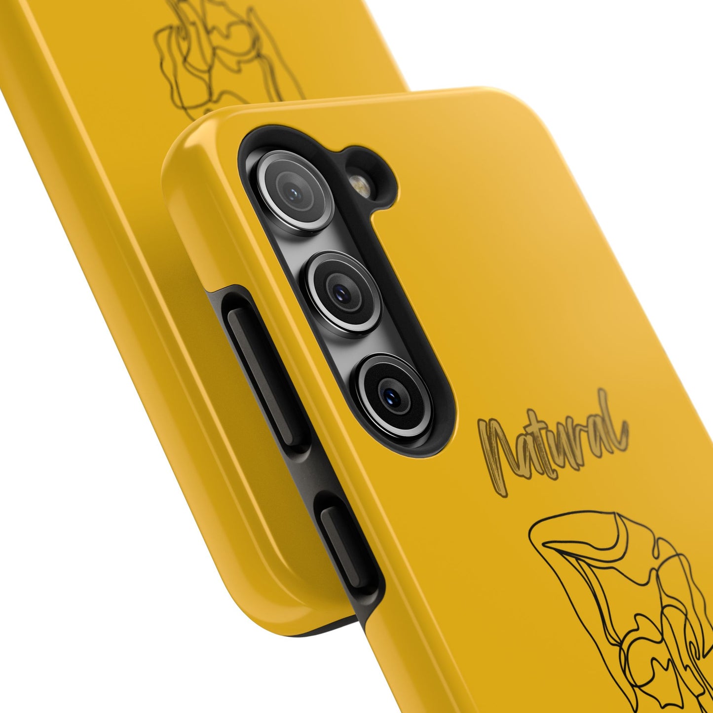 Natural Woman Flexible (BL)Tough Phone Cases YELLOW