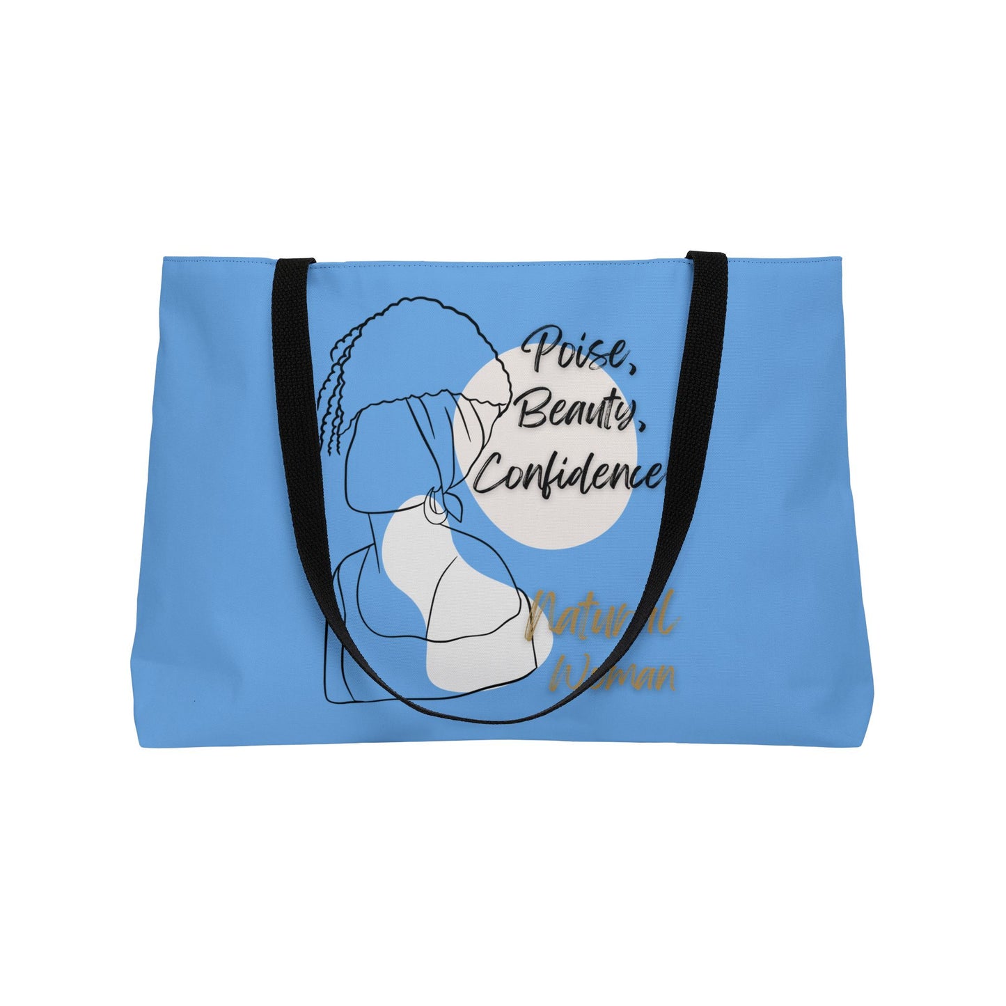 Natural Woman Puff (BL) Weekender Tote Bag LIGHT BLUE
