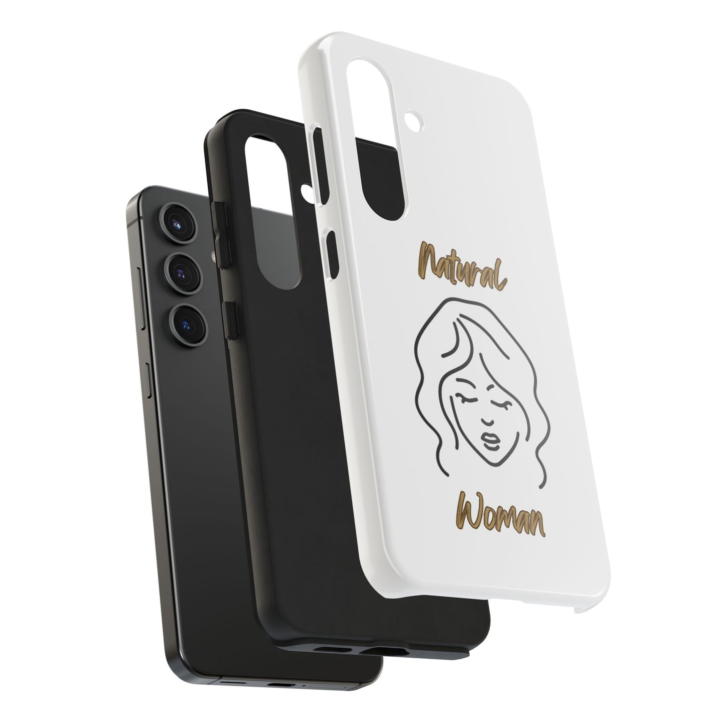 Natural Woman Modest (BL)Tough Phone Cases WHITE