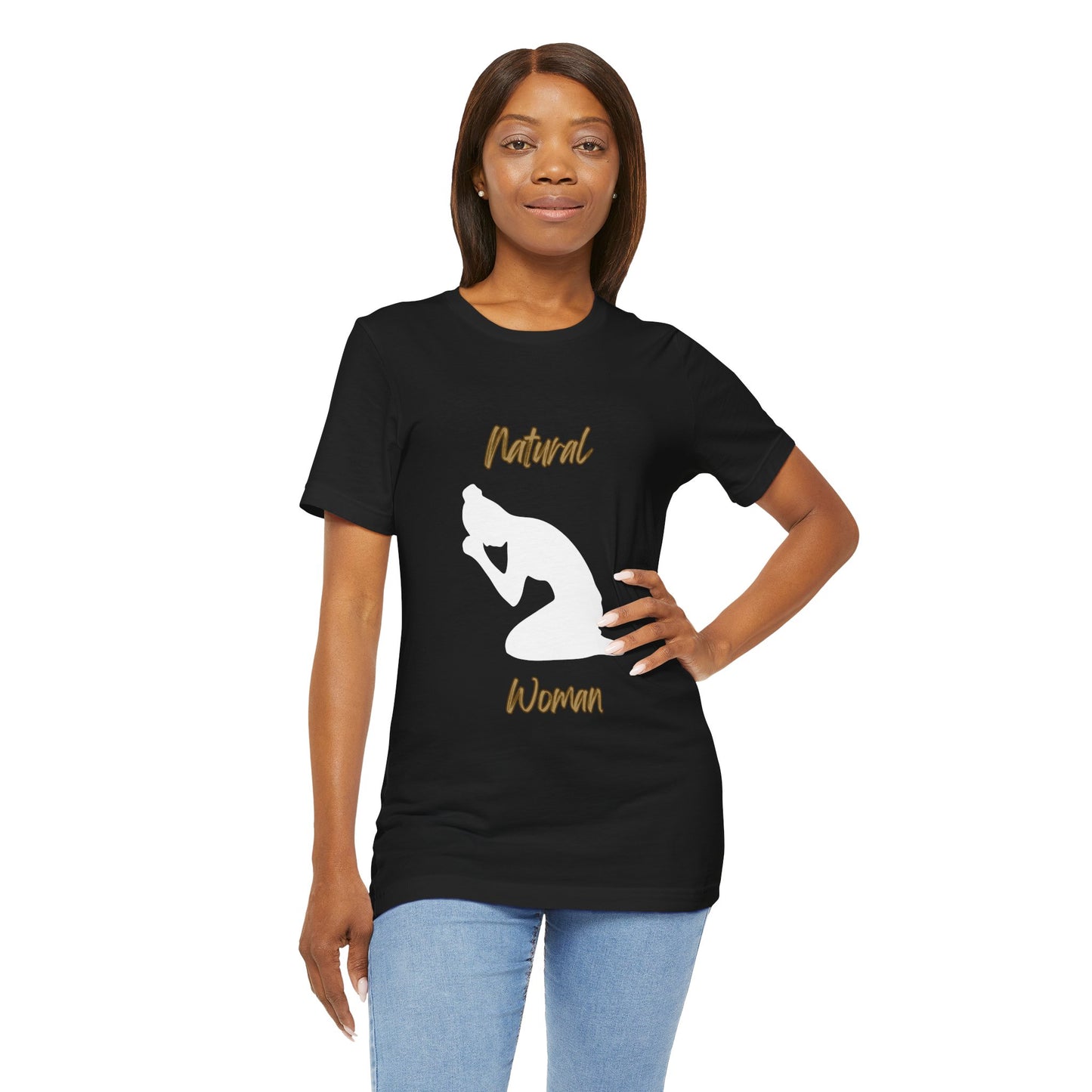 Natural Woman Pray  (WL) Short Sleeve T-Shirt