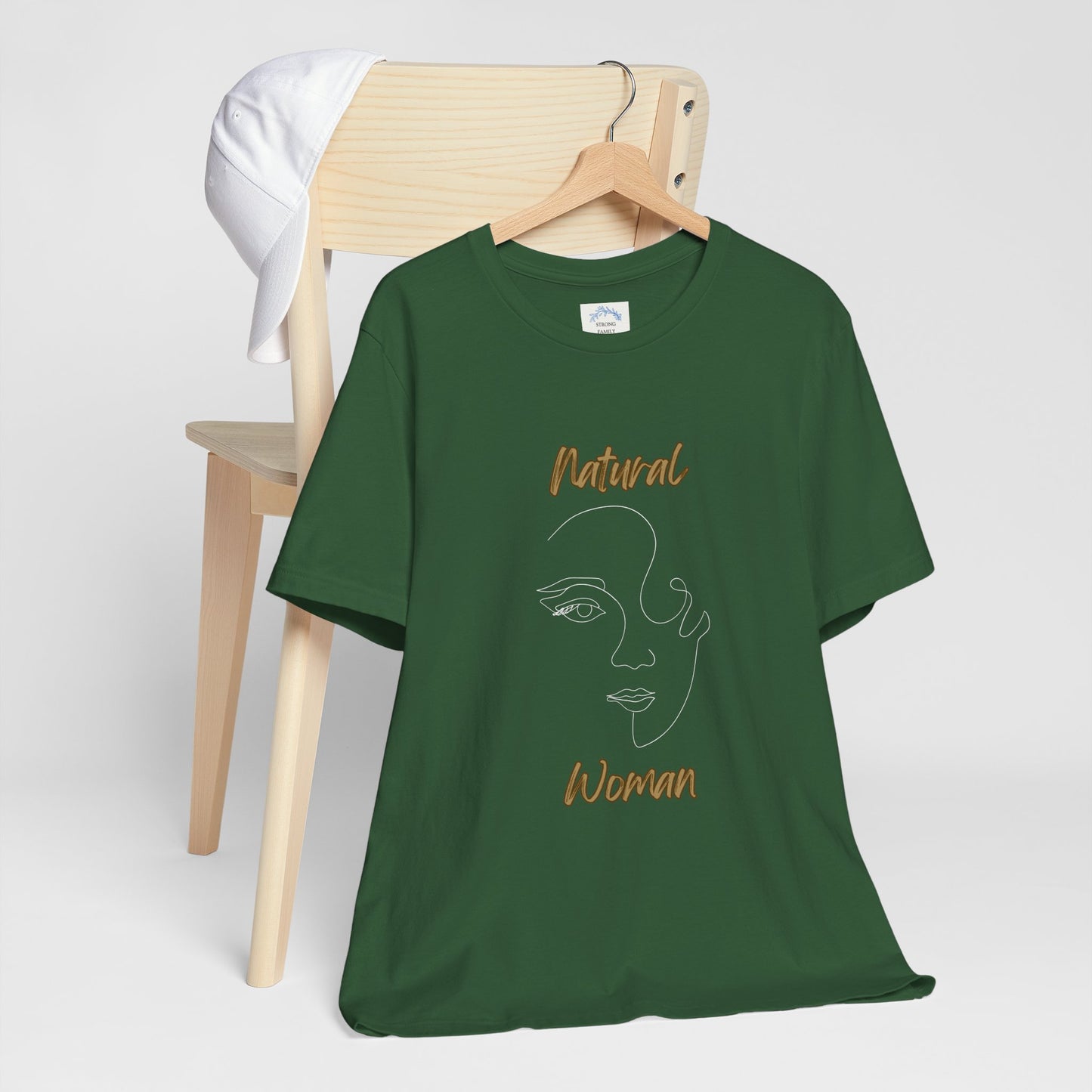 Natural Woman Looking  (WL) Short Sleeve T-Shirt