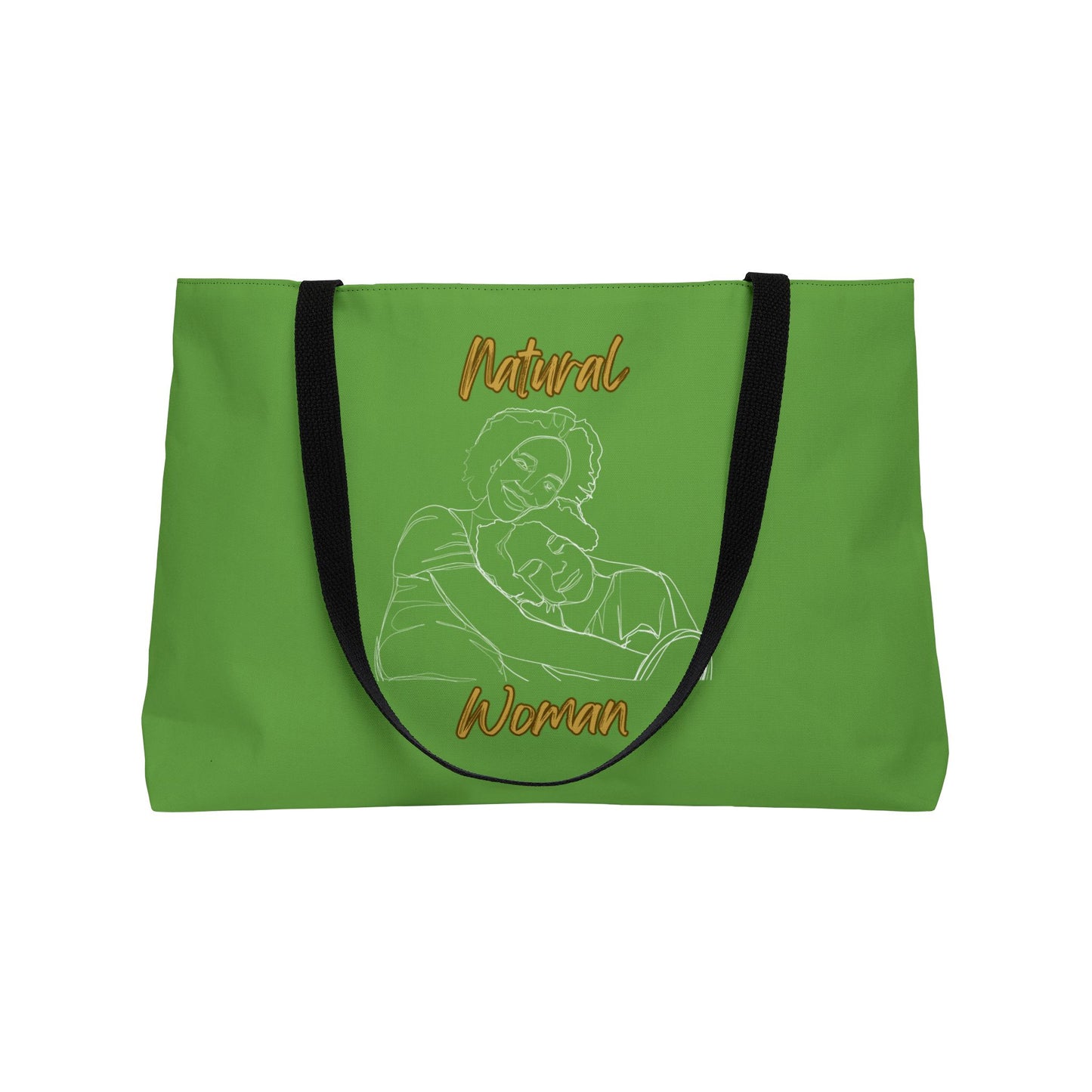 Natural Woman Loving Embrace (WL) Weekender Tote Bag GREEN