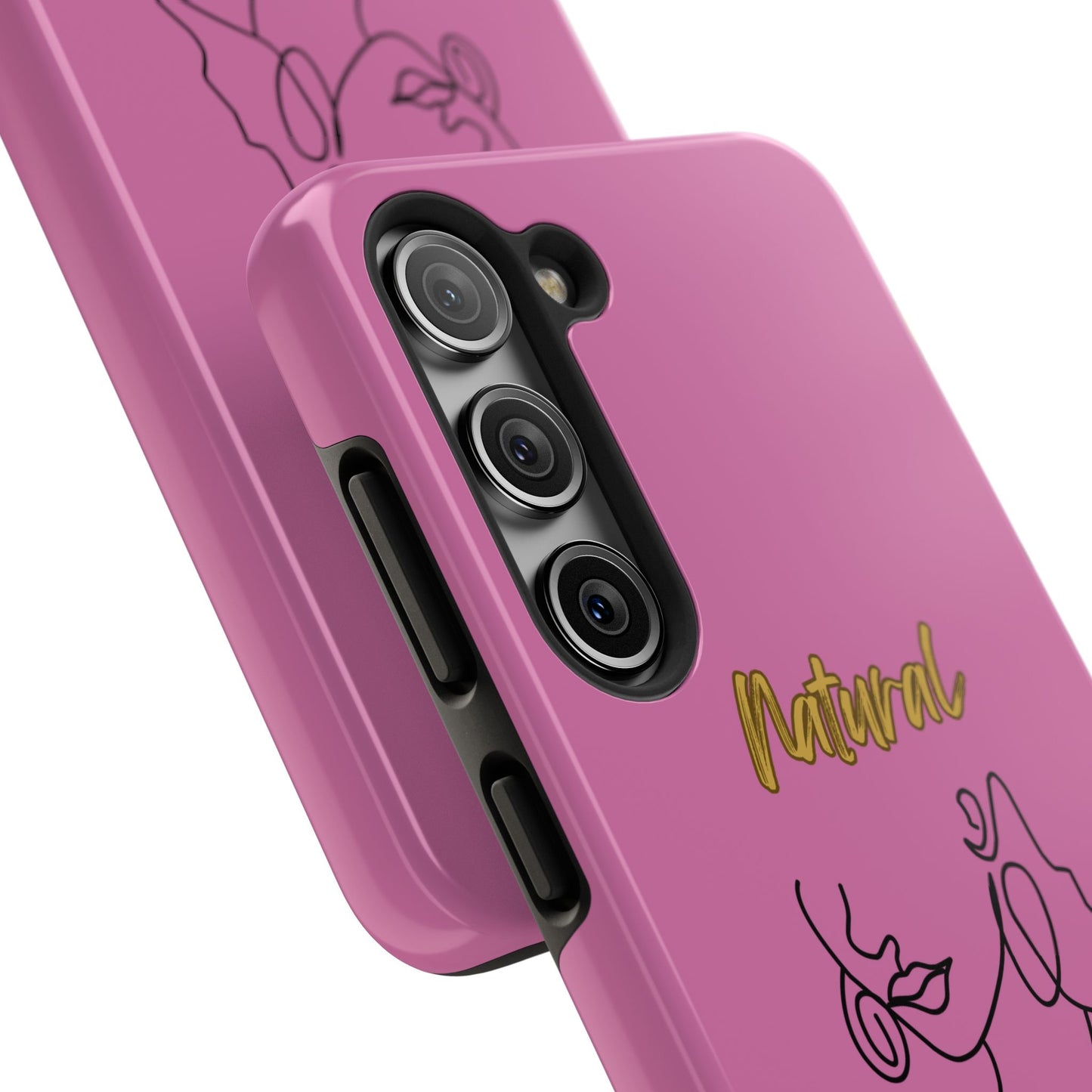 Natural Woman Lips (BL)Tough Phone Cases LIGHT PINK