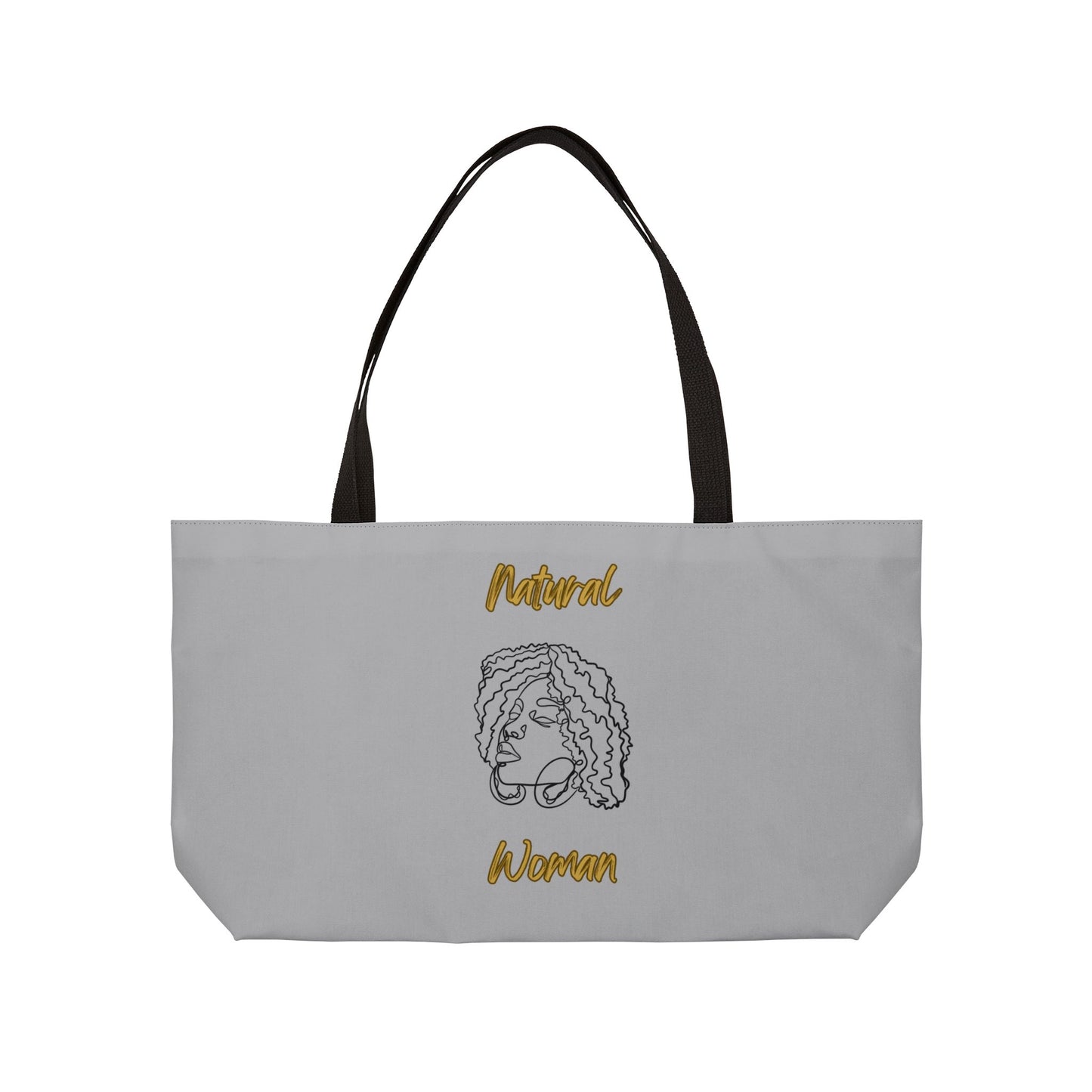 Natural Woman Naturally Me (BL) Weekender Tote Bag LIGHT GREY