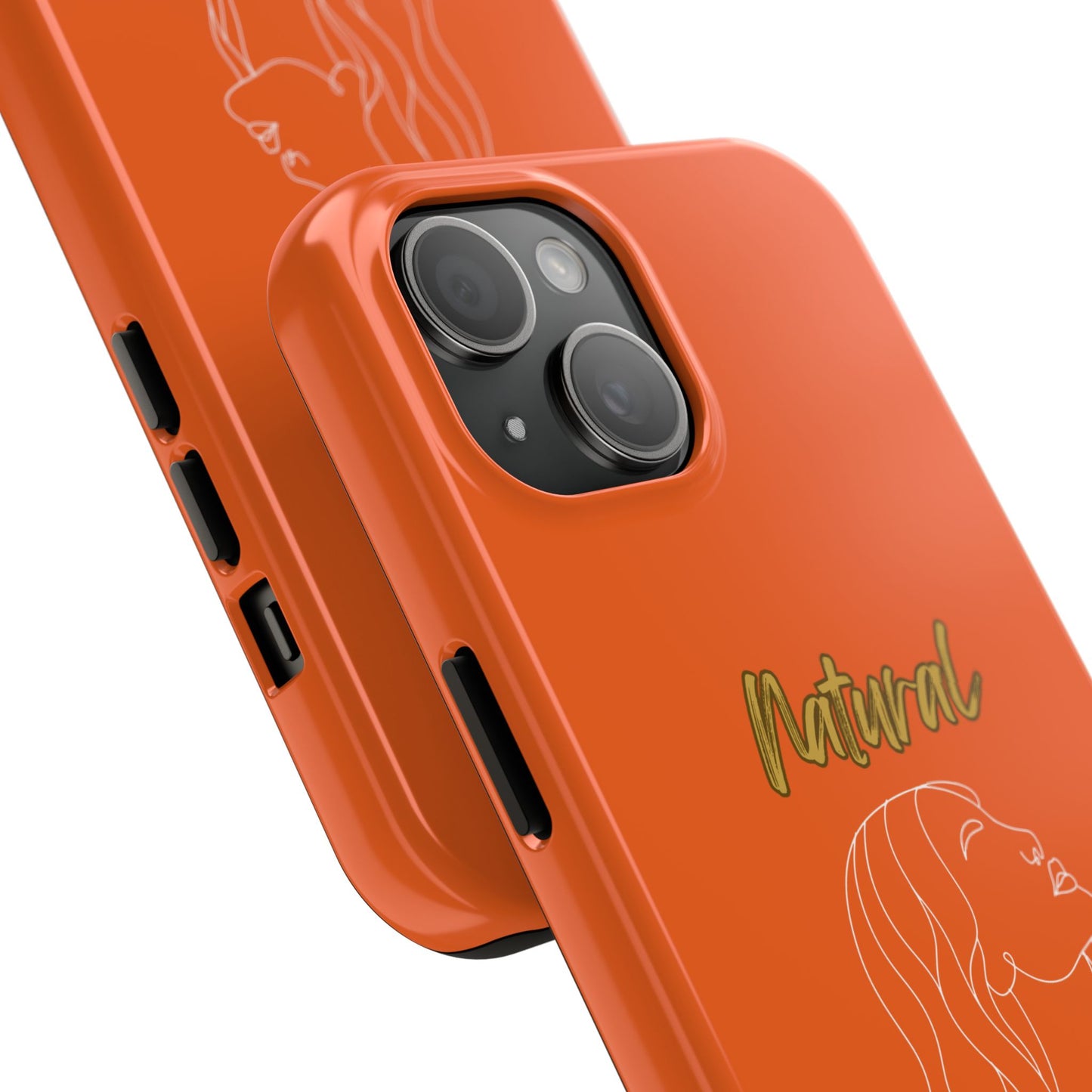 Natural Woman Breeze On Face (WL)Tough Phone Cases ORANGE
