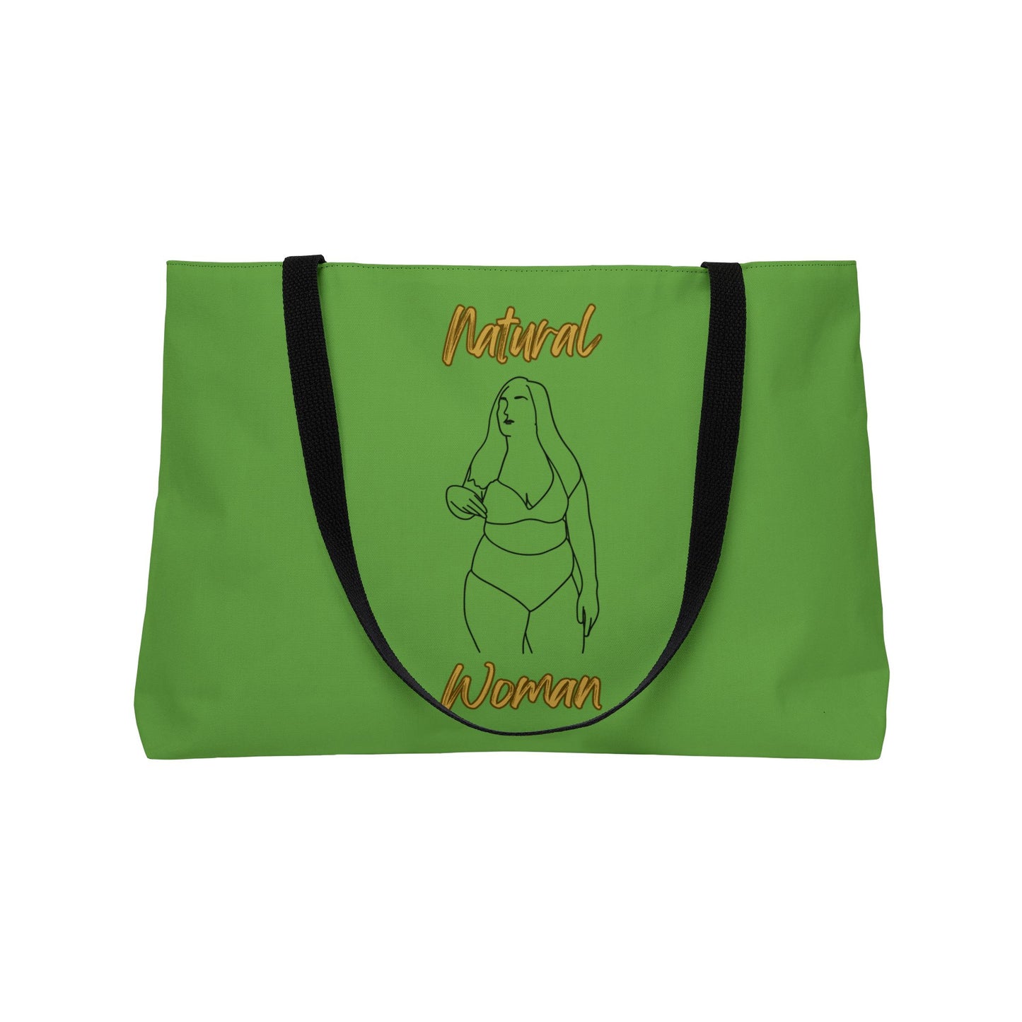 Natural Woman Full Beauty (BL) Weekender Tote Bag GREEN