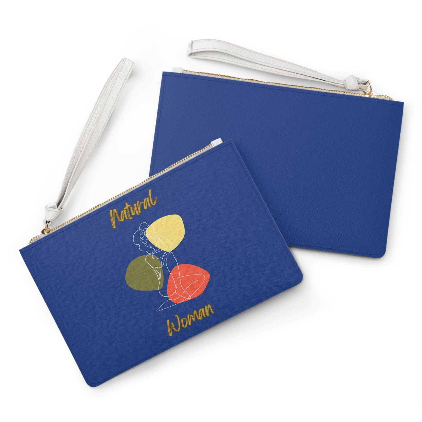 Natural Woman Colorful Pose (WL) Clutch Bag DARK BLUE