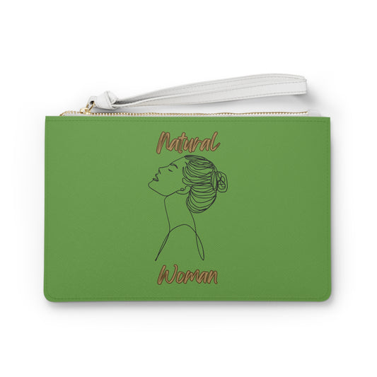 Natural Woman Wet Bun (BL) Clutch Bag GREEN