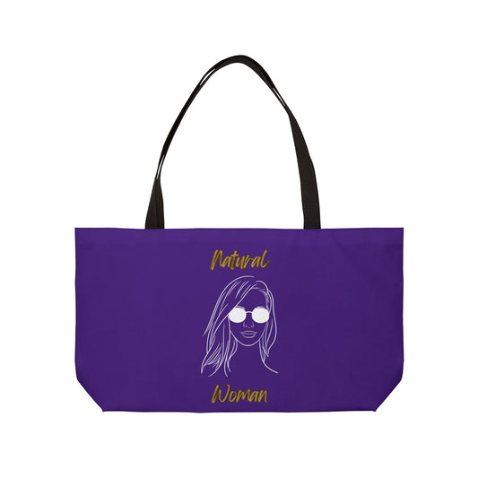 Natural Woman Shades (WL) Weekender Tote Bag PURPLE