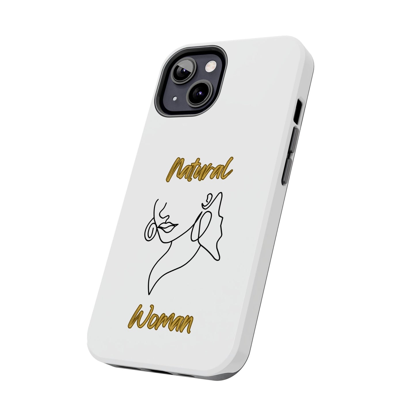 Natural Woman Lips (BL)Tough Phone Cases WHITE