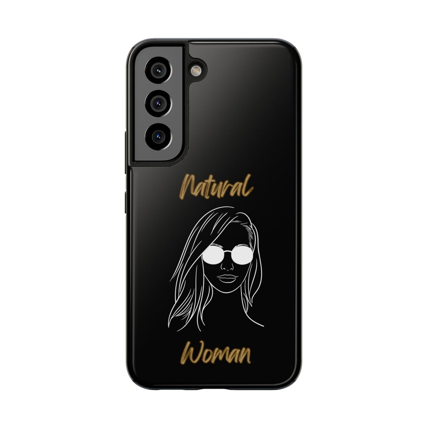 Natural Woman Shades (WL)Tough Phone Cases BLACK