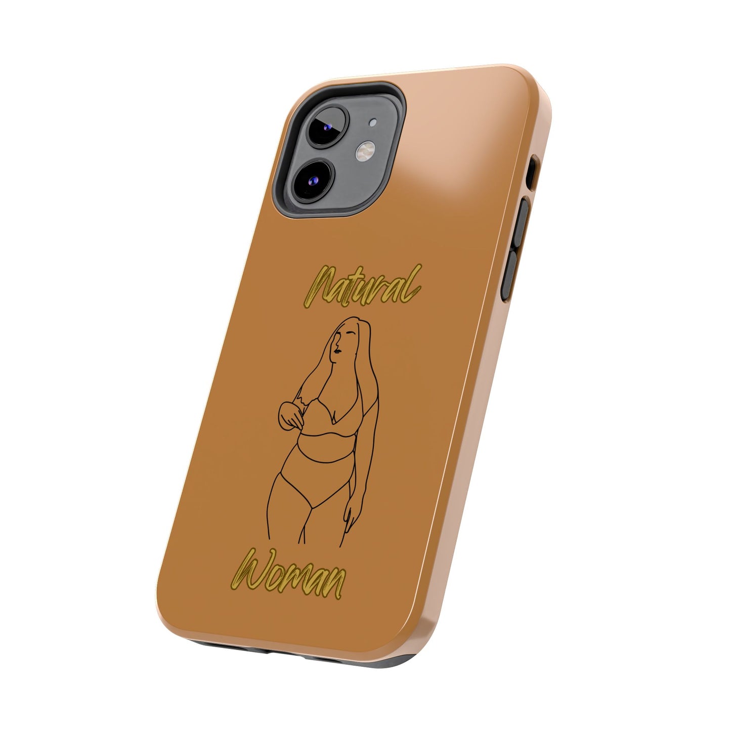 Natural Woman Full Beauty (BL)Tough Phone Cases LIGHT BROWN