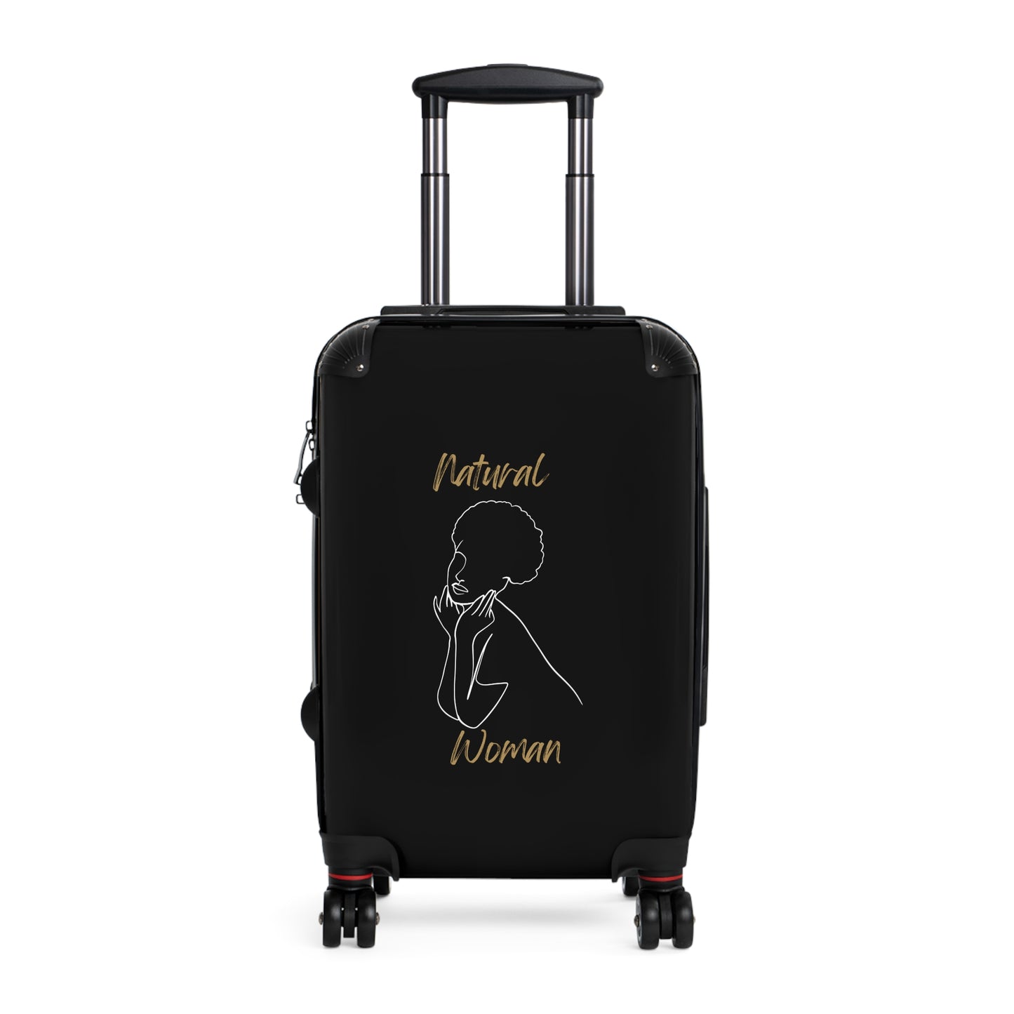 Natural Woman Cute Afro (WL) Suitcase BLACK