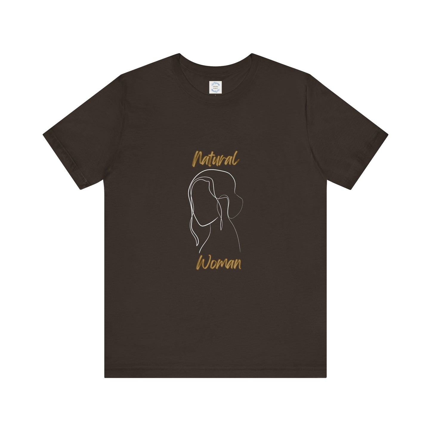 Natural Woman Hanging Hair (WL) Short Sleeve T-Shirt