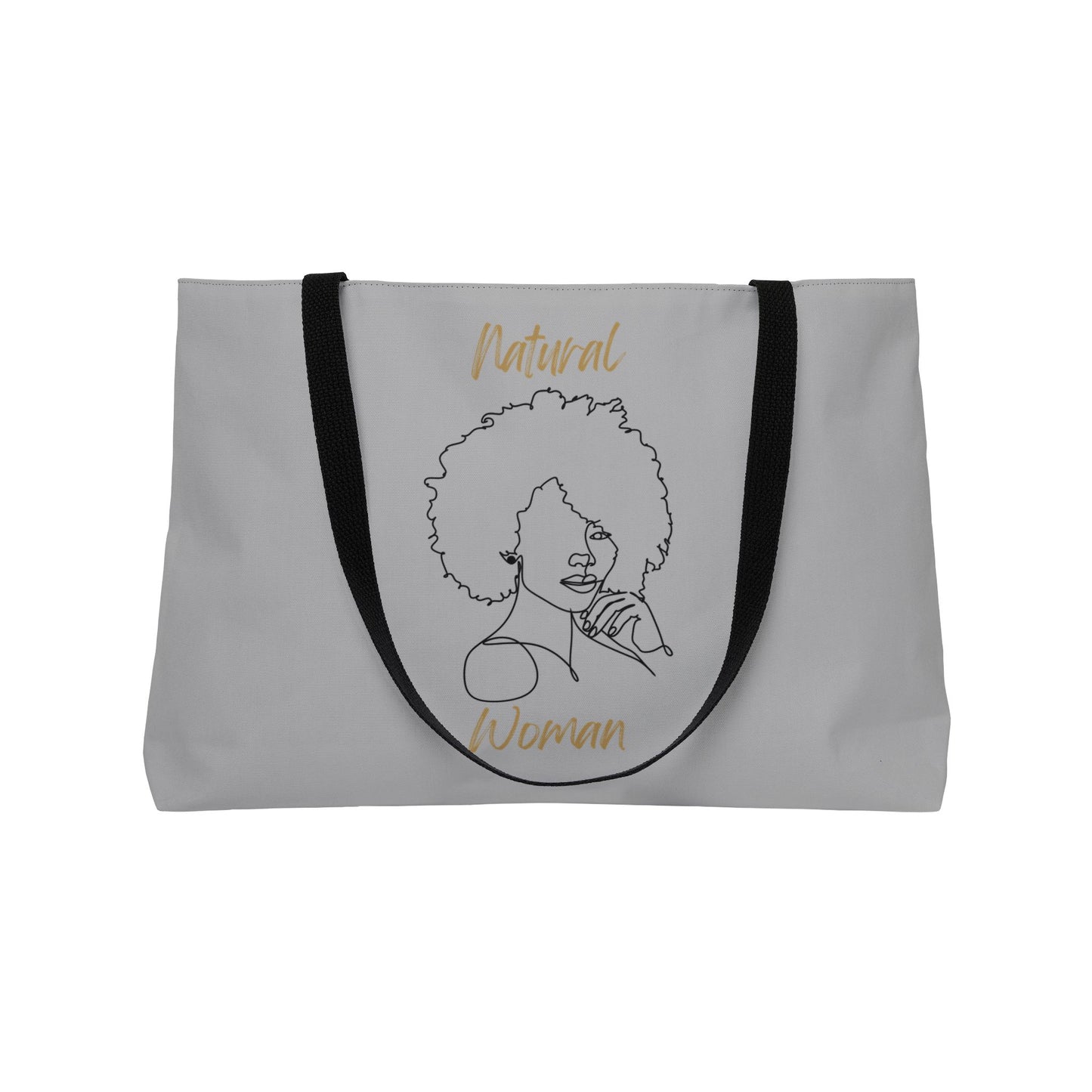 Natural Woman The Look (BL) Weekender Tote Bag LIGHT GREY