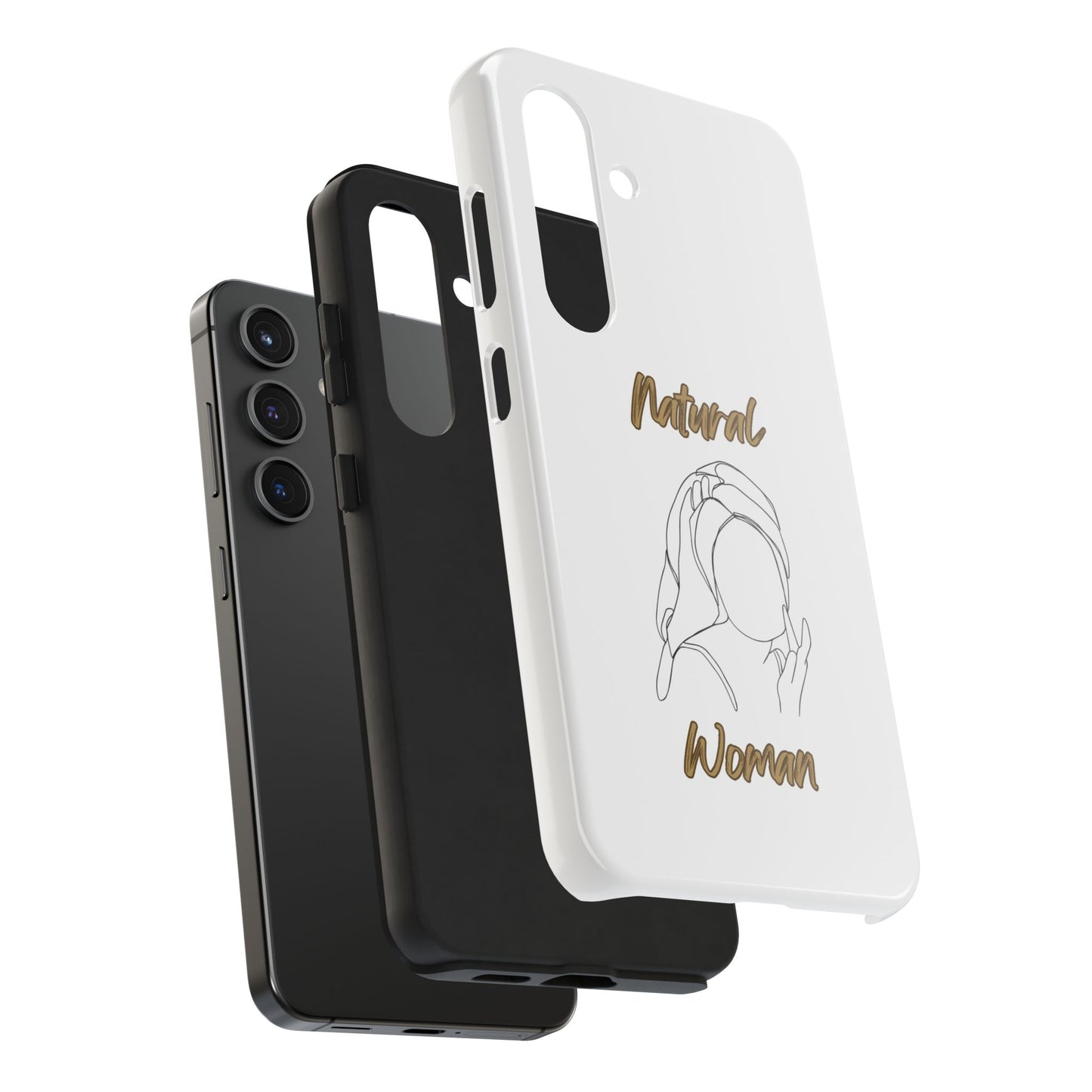 Natural Woman Towel Wrapped (BL)Tough Phone Cases WHITE