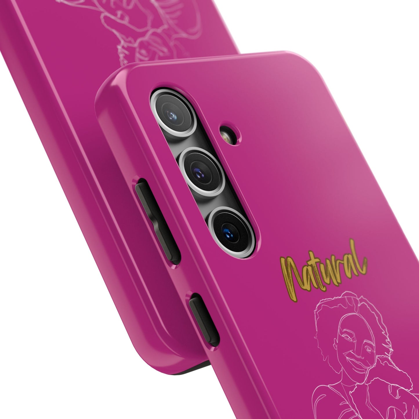 Natural Woman Loving Embrace (WL)Tough Phone Cases PINK