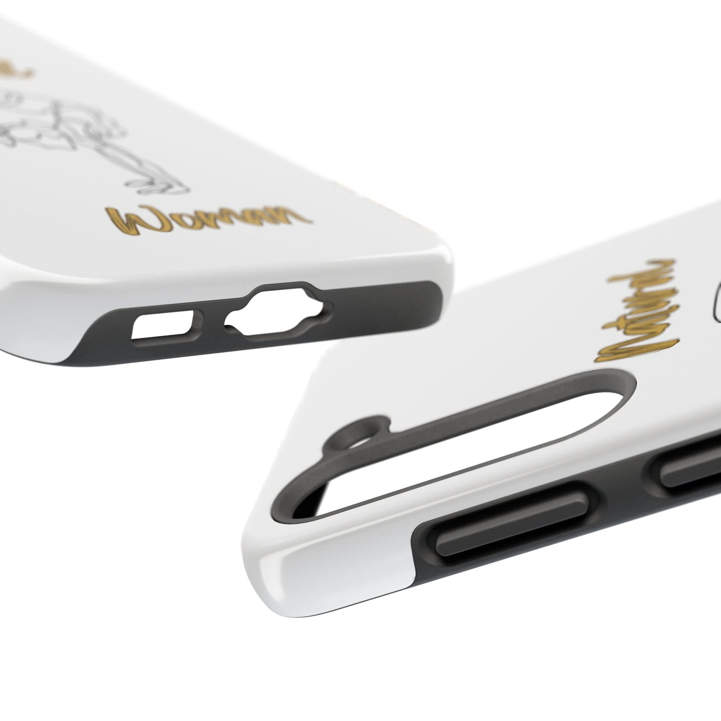 Natural Woman Flexible (BL)Tough Phone Cases WHITE