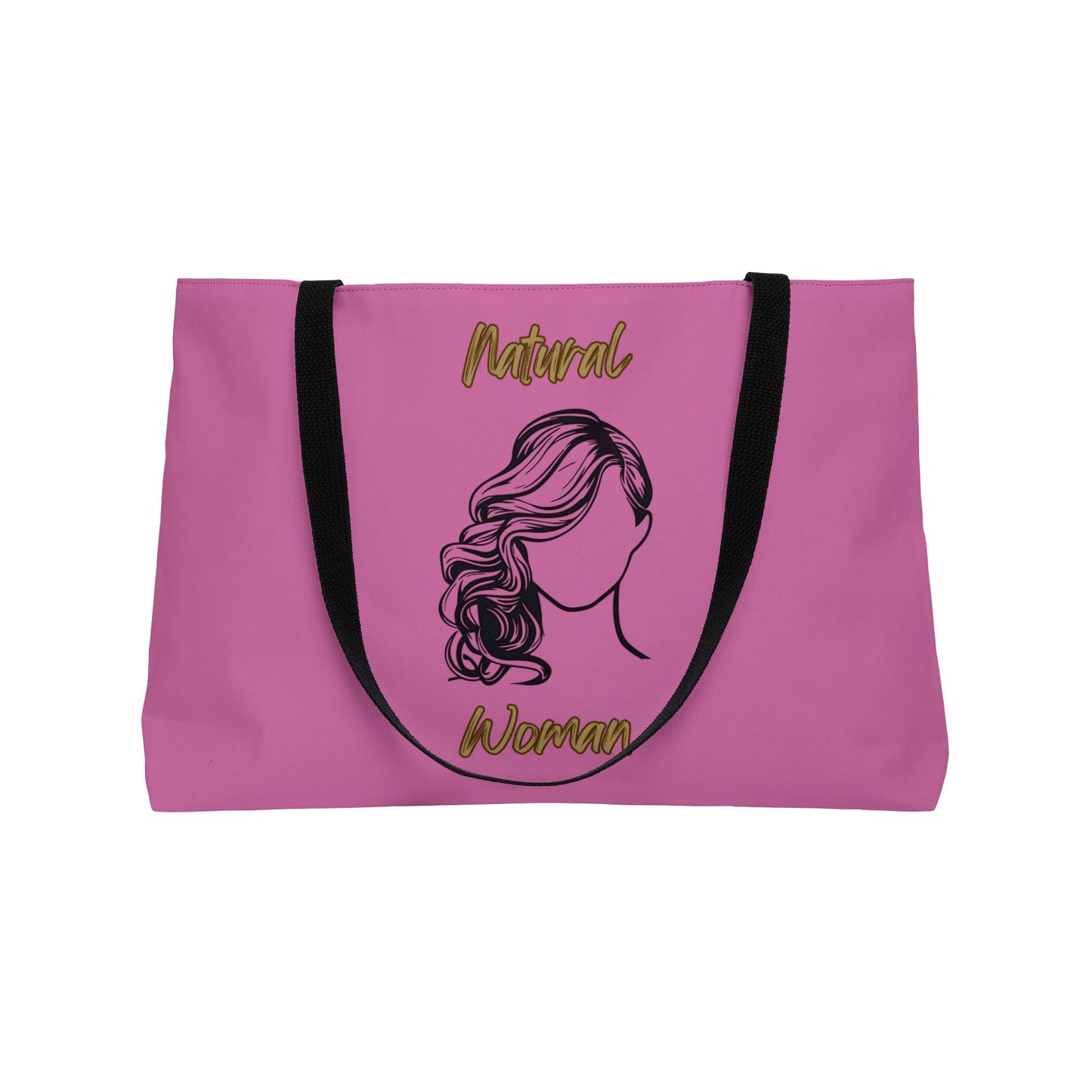 Natural Woman Long Curl (BL) Weekender Tote Bag LIGHT PINK