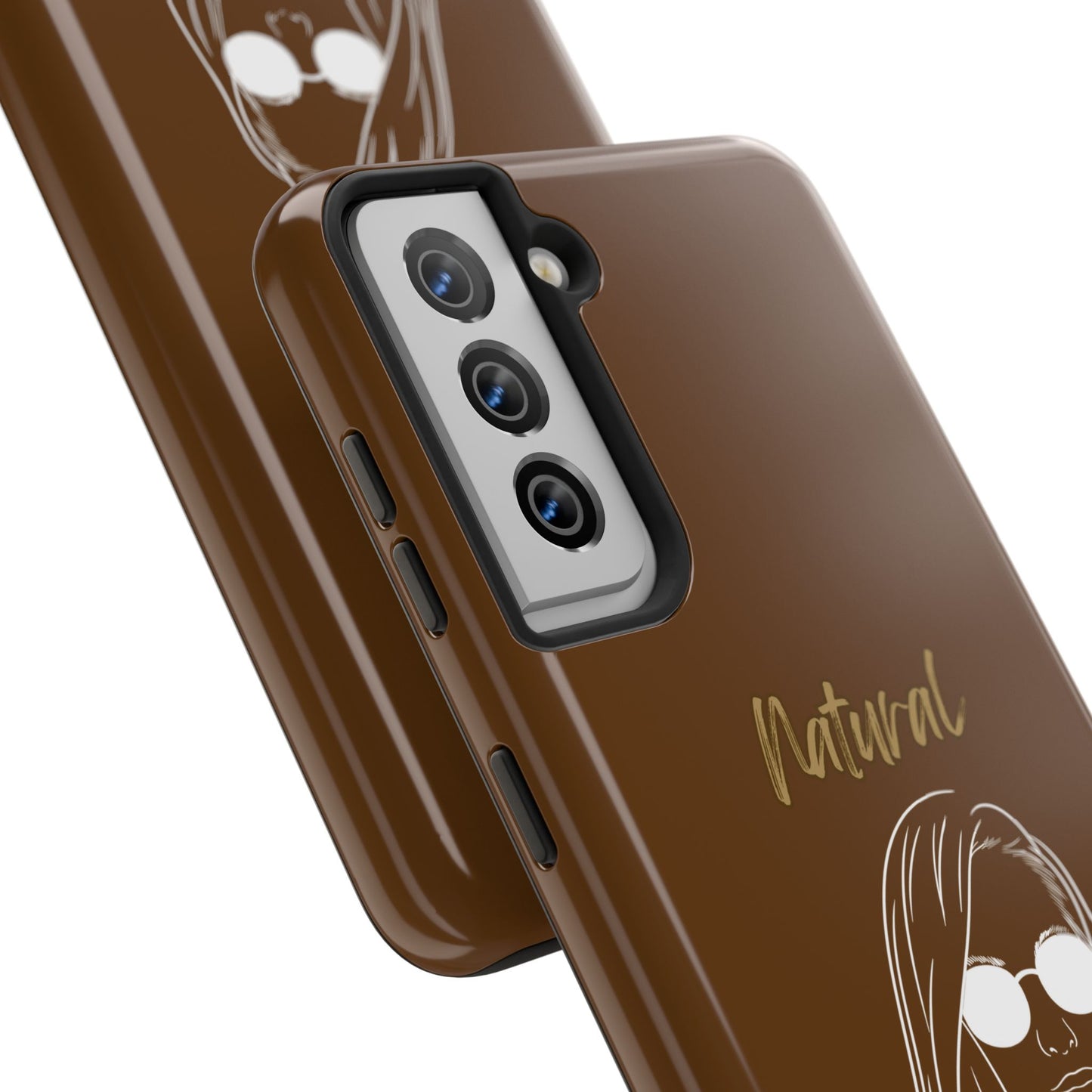 Natural Woman Shades (WL)Tough Phone Cases BROWN