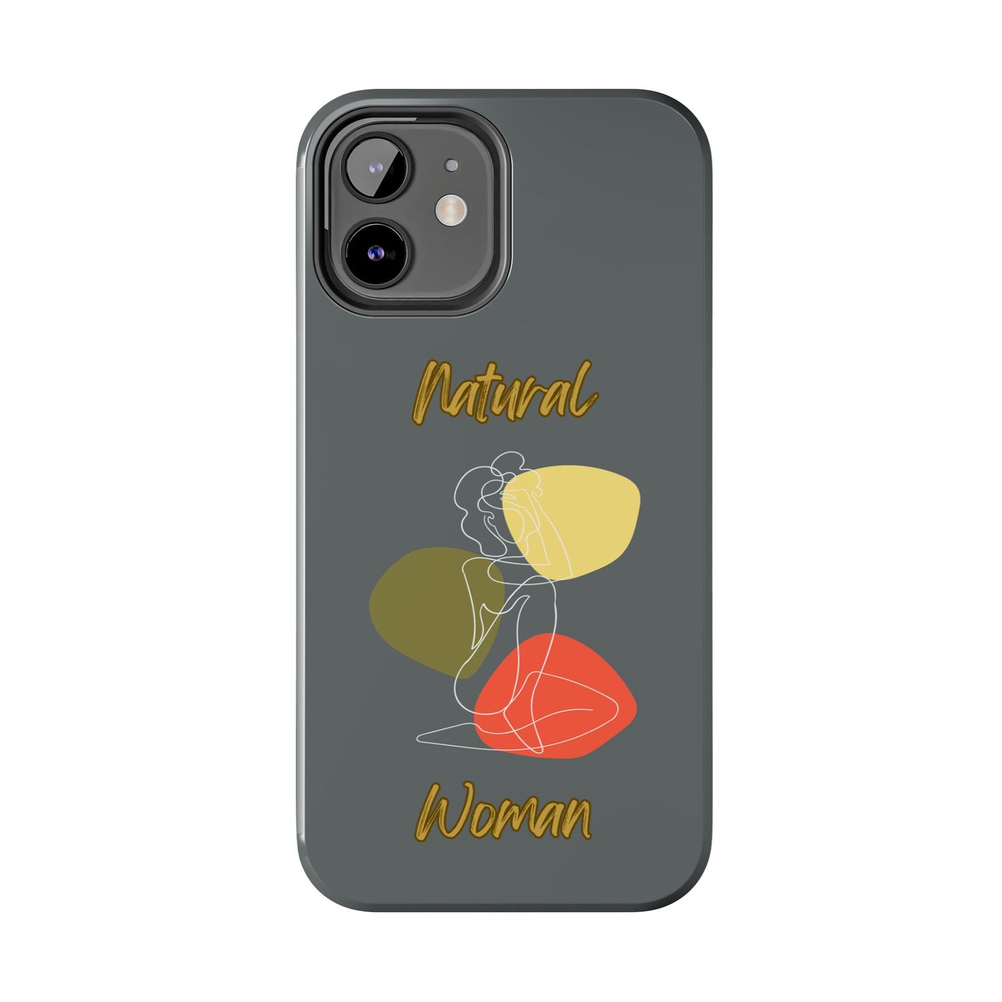 Natural Woman Colorful Pose (WL)Tough Phone Cases DARK GREY