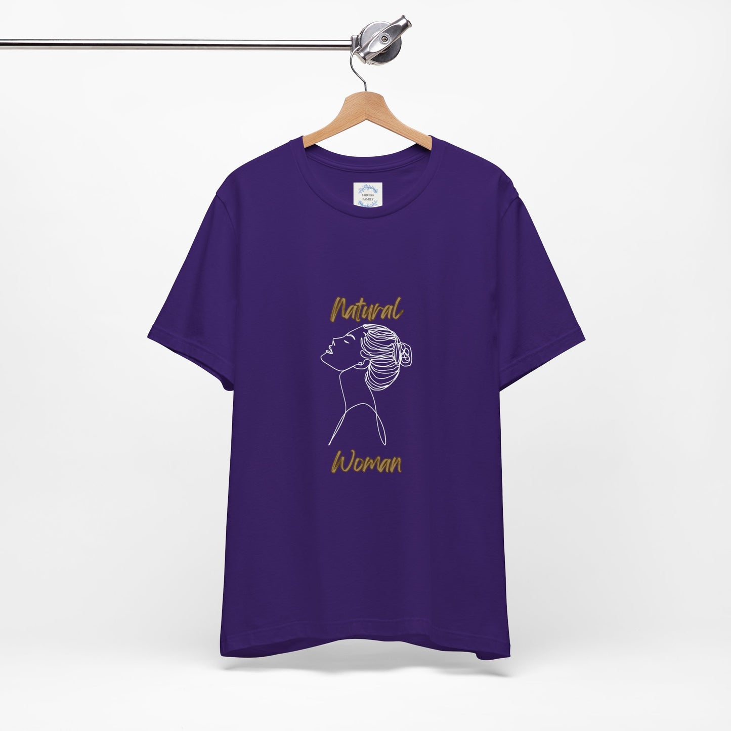 Natural Woman Wet Bun  (WL) Short Sleeve T-Shirt