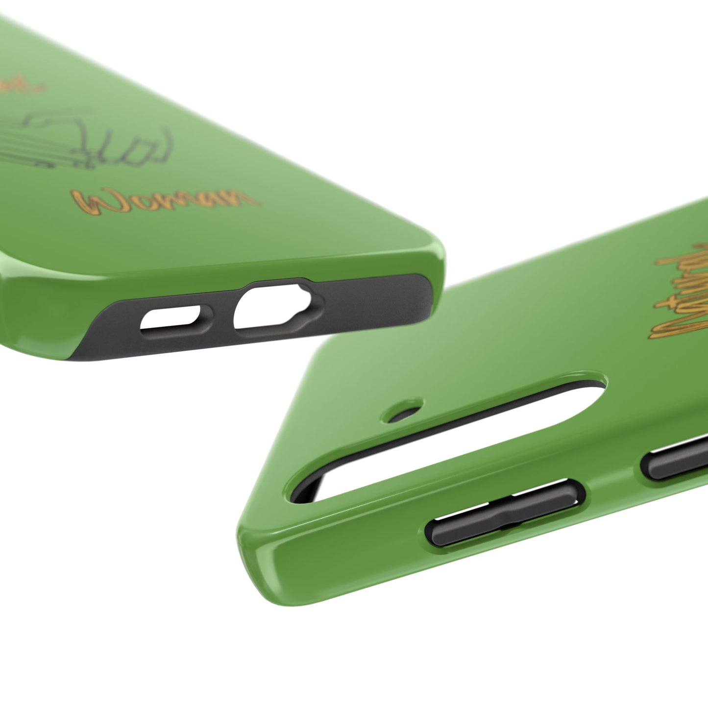 Natural Woman I Love You (BL)Tough Phone Cases GREEN