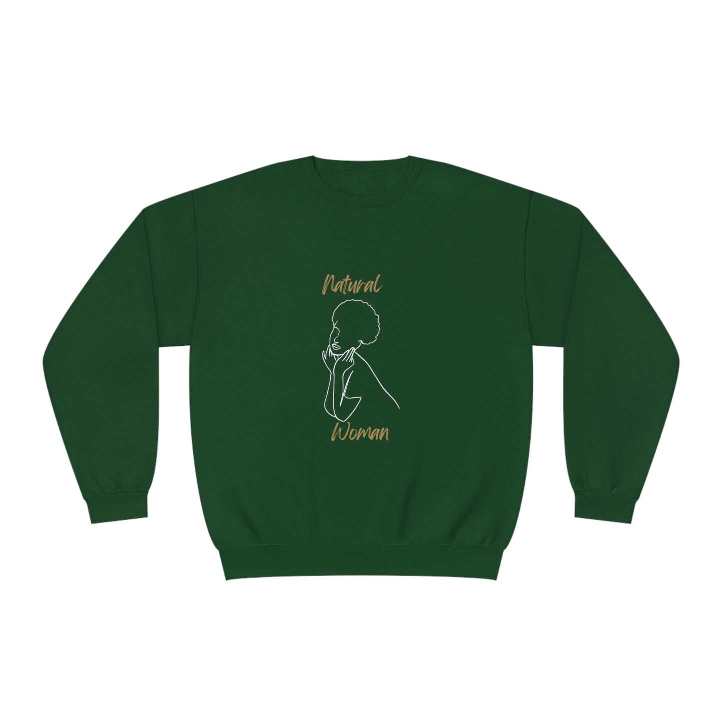 Natural Woman Cute Afro (WL) Crewneck Sweatshirt