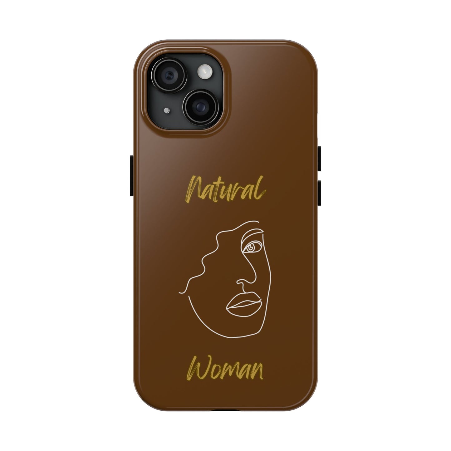 Natural Woman Peekaboo (WL)Tough Phone Cases BROWN